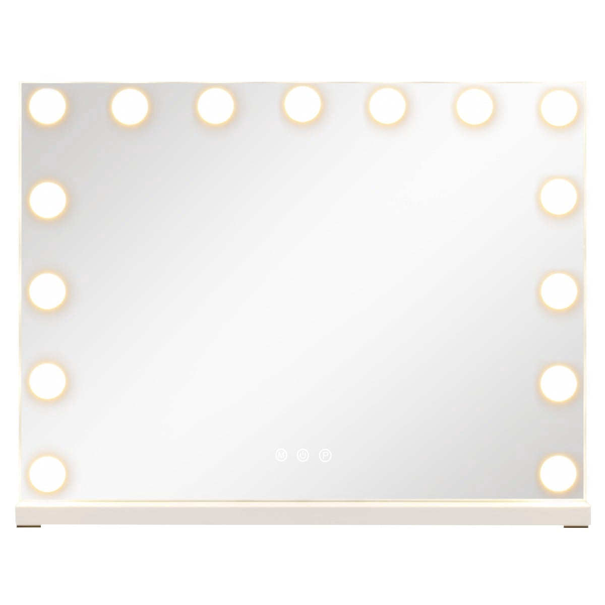 Makeup Mirror with 3 Light Colors, Adjustable Brightness