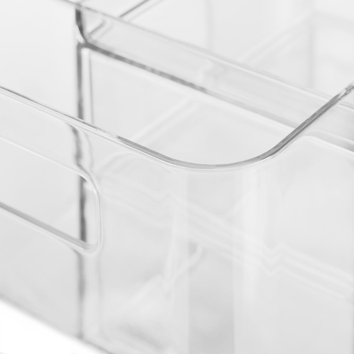 Makeup and Brush Organizer with Drawers, Clear