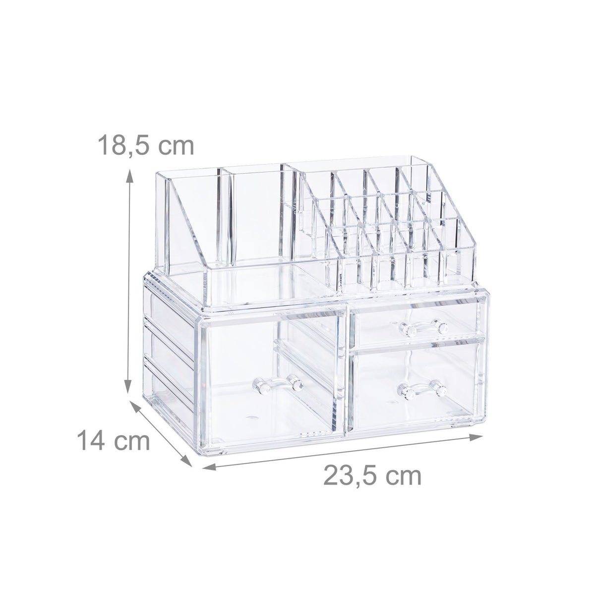Make-up holder with 3 drawers