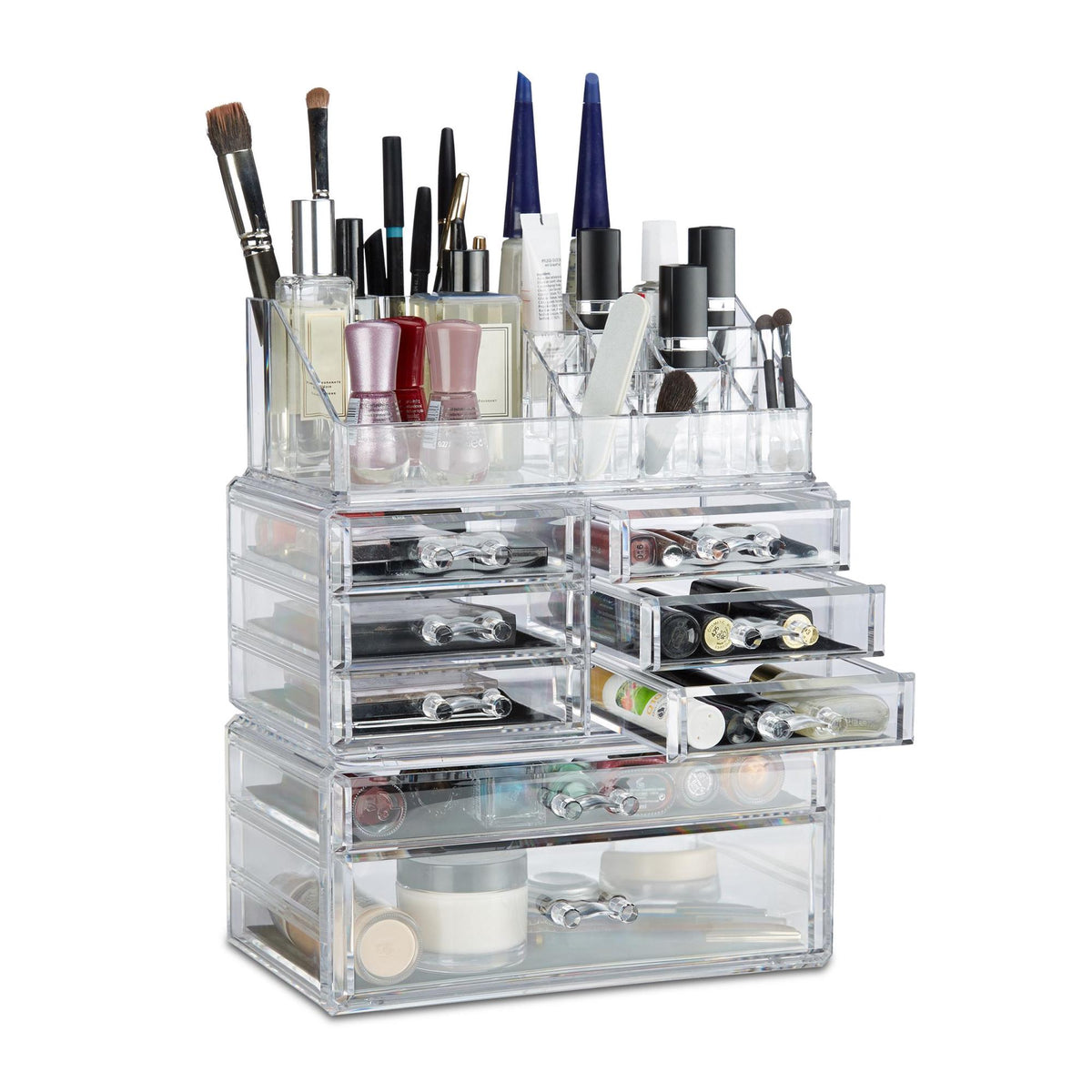 Make-up stand with eight drawers