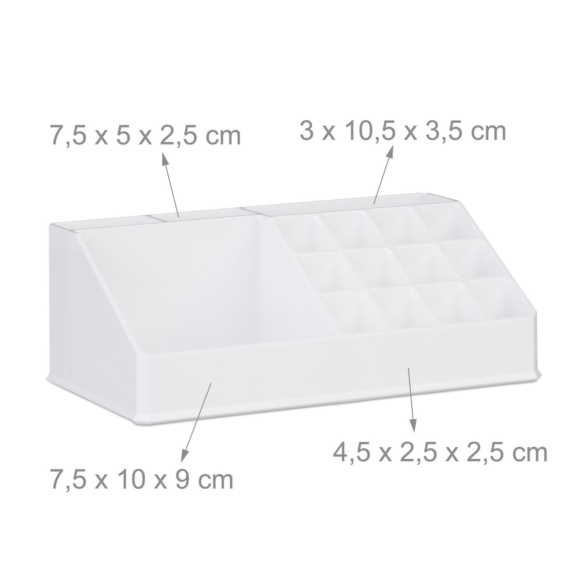 Make-up stand with eight drawers