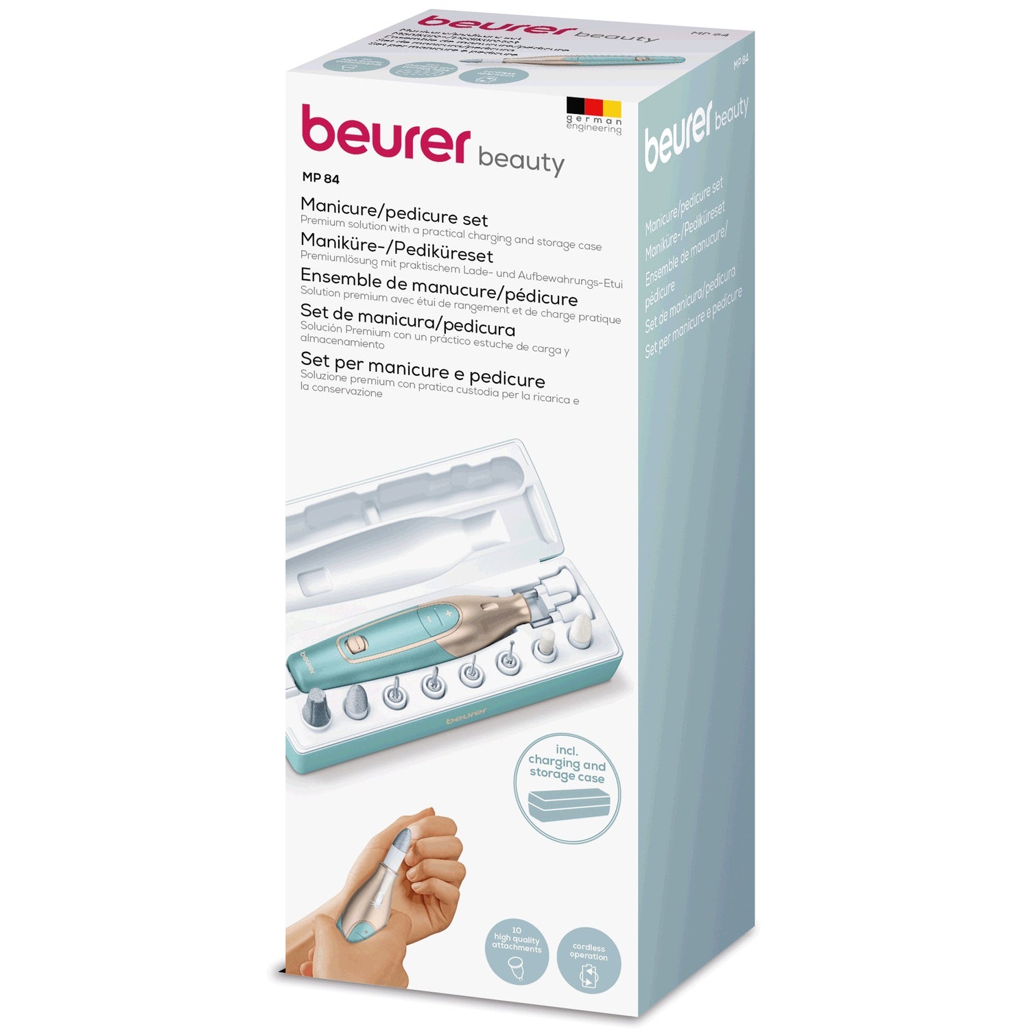Manicure & pedicure set rechargeable MP 84