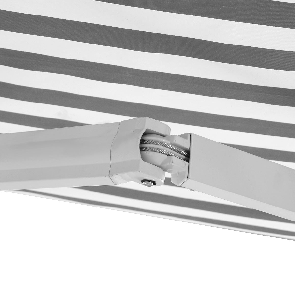 Manual Retractable Balcony Awning 300 x 250 cm, PU-Coated