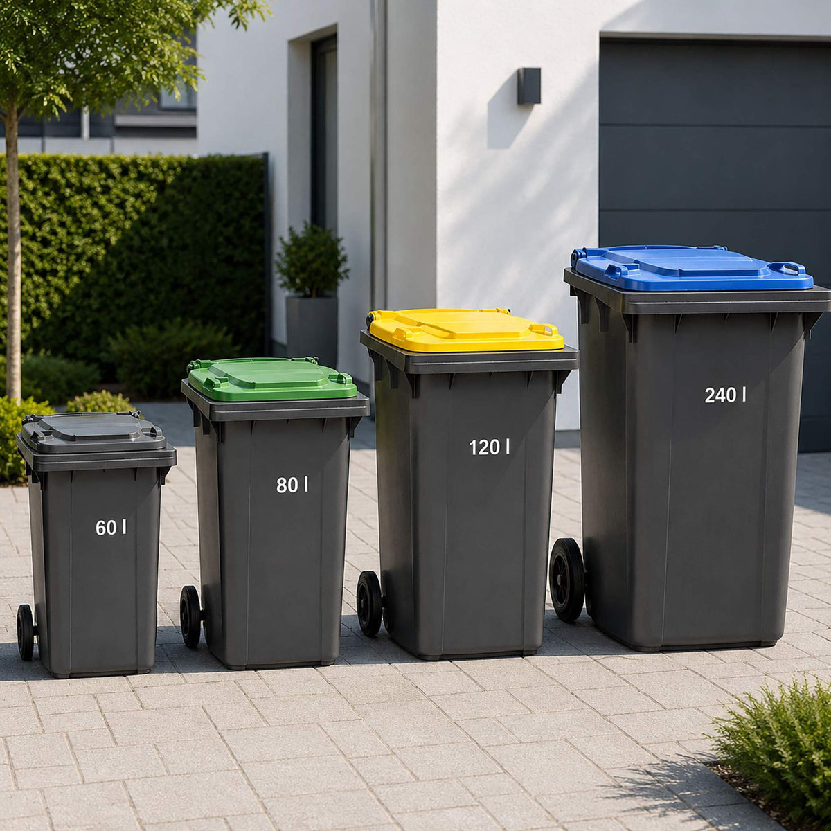 Manual Steel Waste Compactor for Household Bins