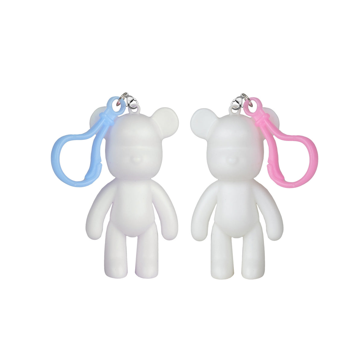 Marble Bear Keychain Kit with Paints and Accessories