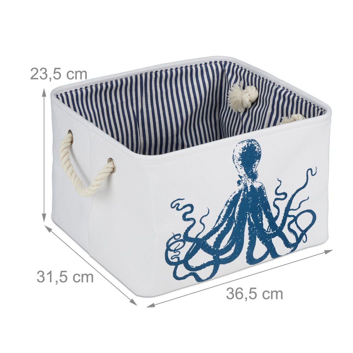 Marine style storage basket