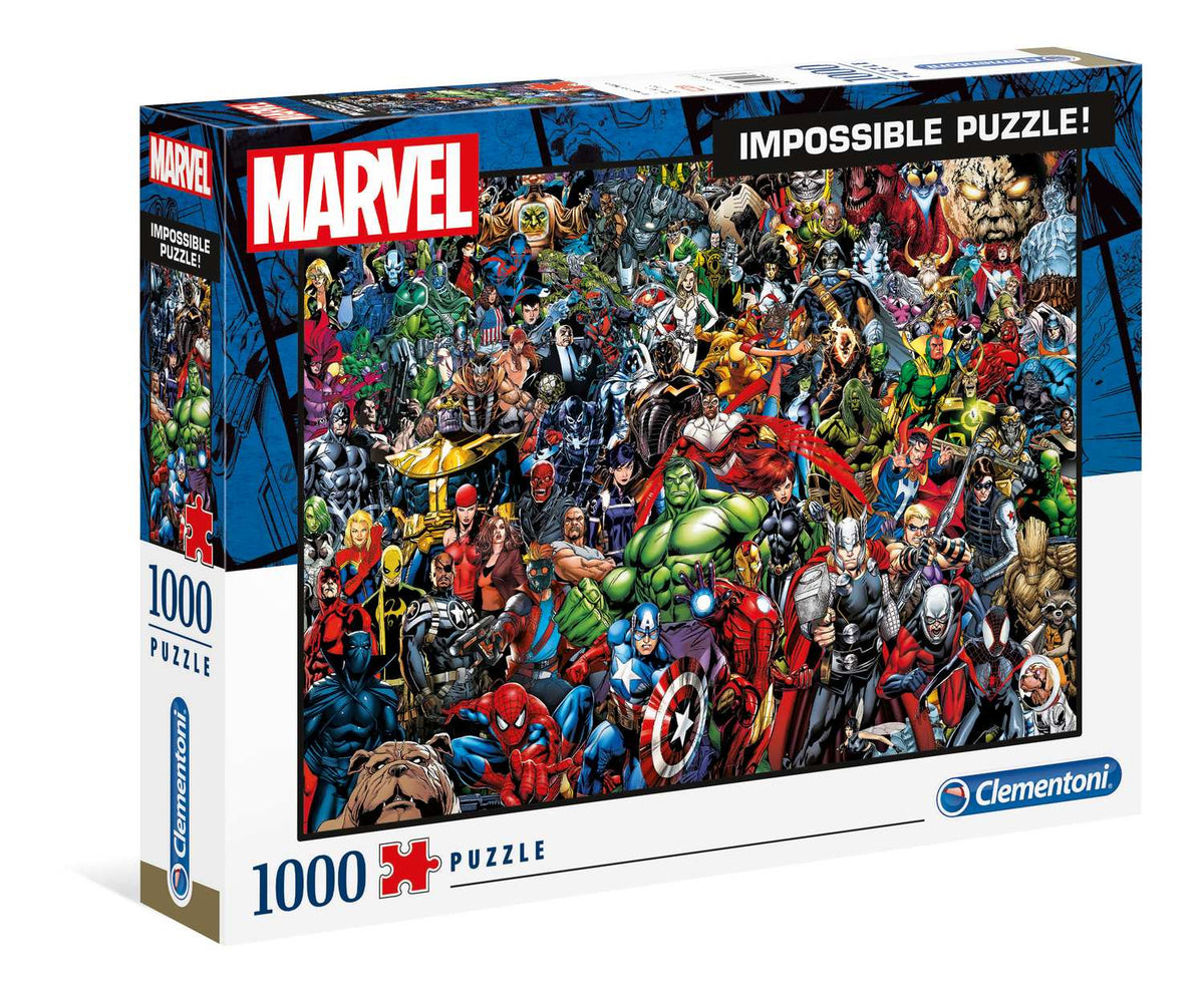 Marvel 1000-Piece Puzzle, Superheroes & Villains, 69x50 cm