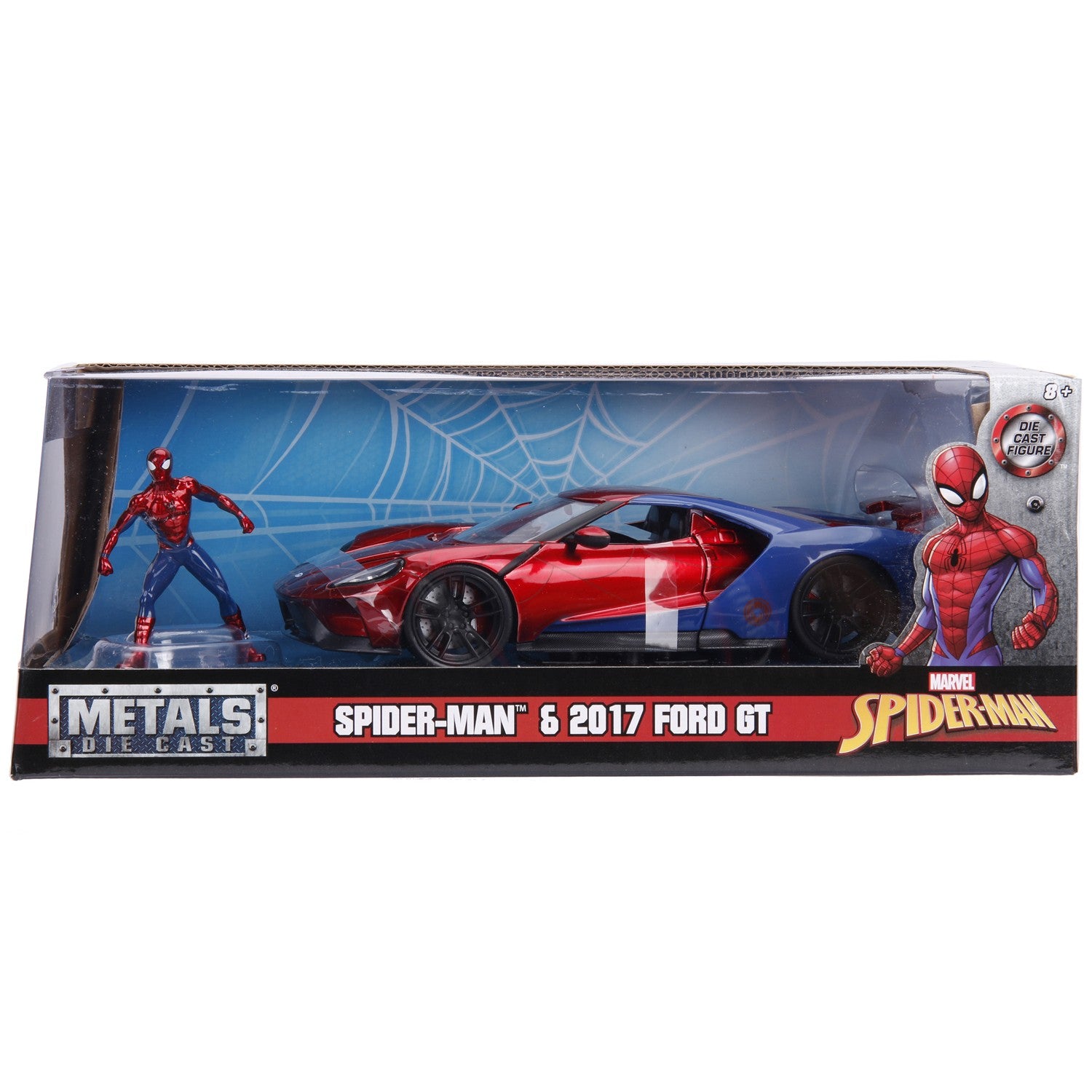 Marvel Spiderman 2017 Ford GT 1:24