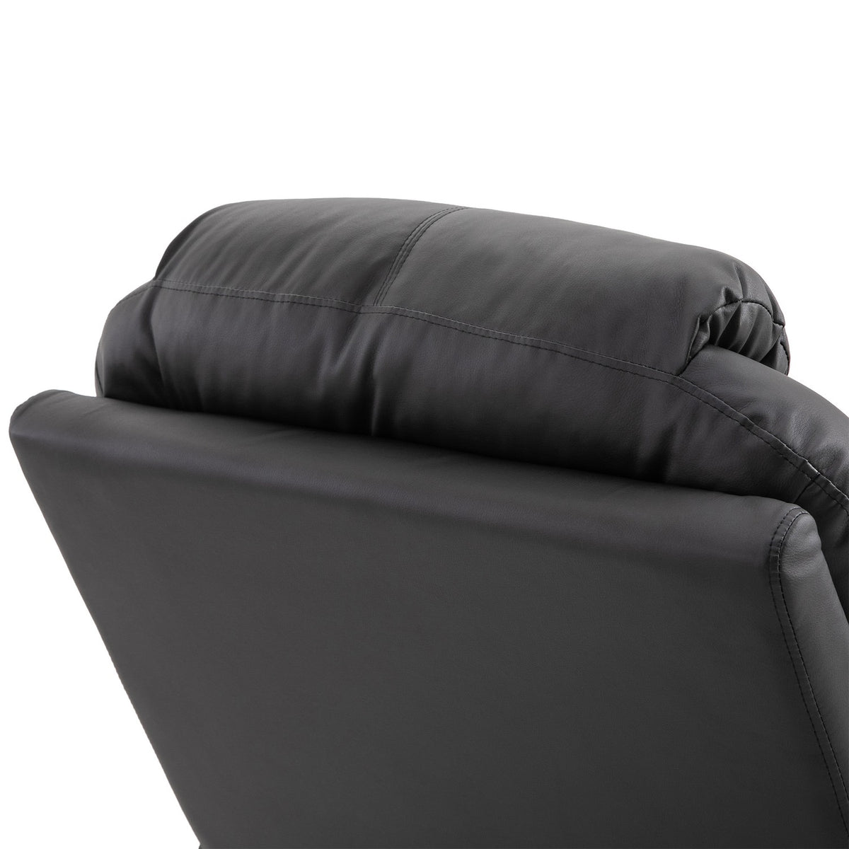 Massage Chair, Relaxation Chair, Massage Reclining Function, Faux Leather, Black, 82X97X110Cm