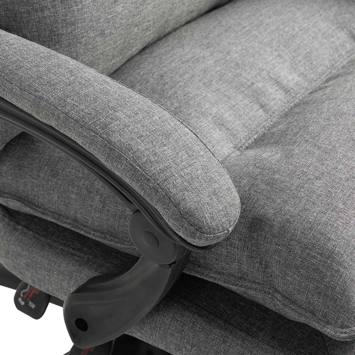 Massage Chair Swivel Chair, Gaming Chair, Office Chair, Ergonomic Desk Chair, Height Adjustable, Nylon, Gray, 70X62X120-130Cm