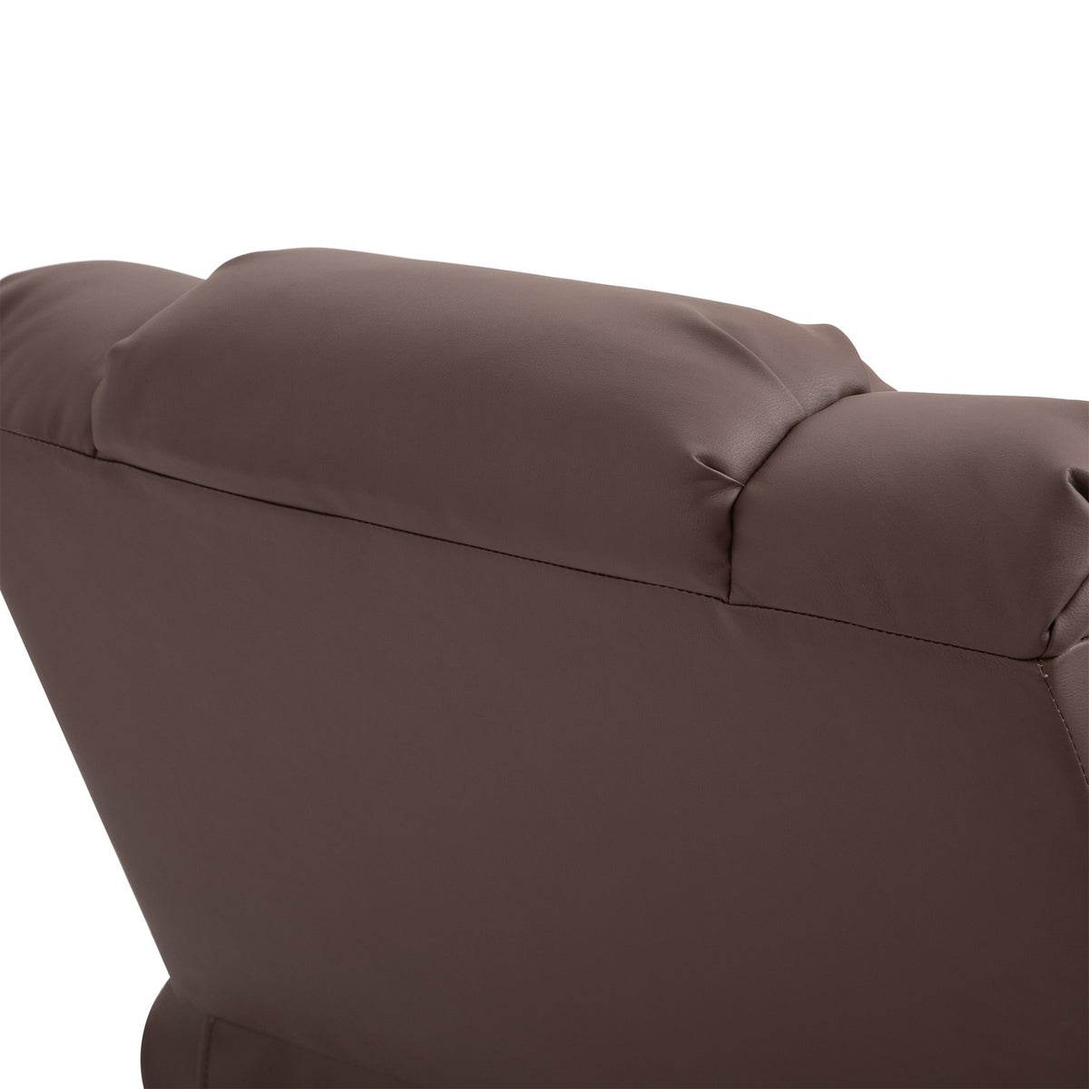 Massage Chair, Tv Chair, Electric Relaxation Chair With Massage Function, Faux Leather, Wood, Steel, Foam, Brown, 94 X 99 X 99 Cm