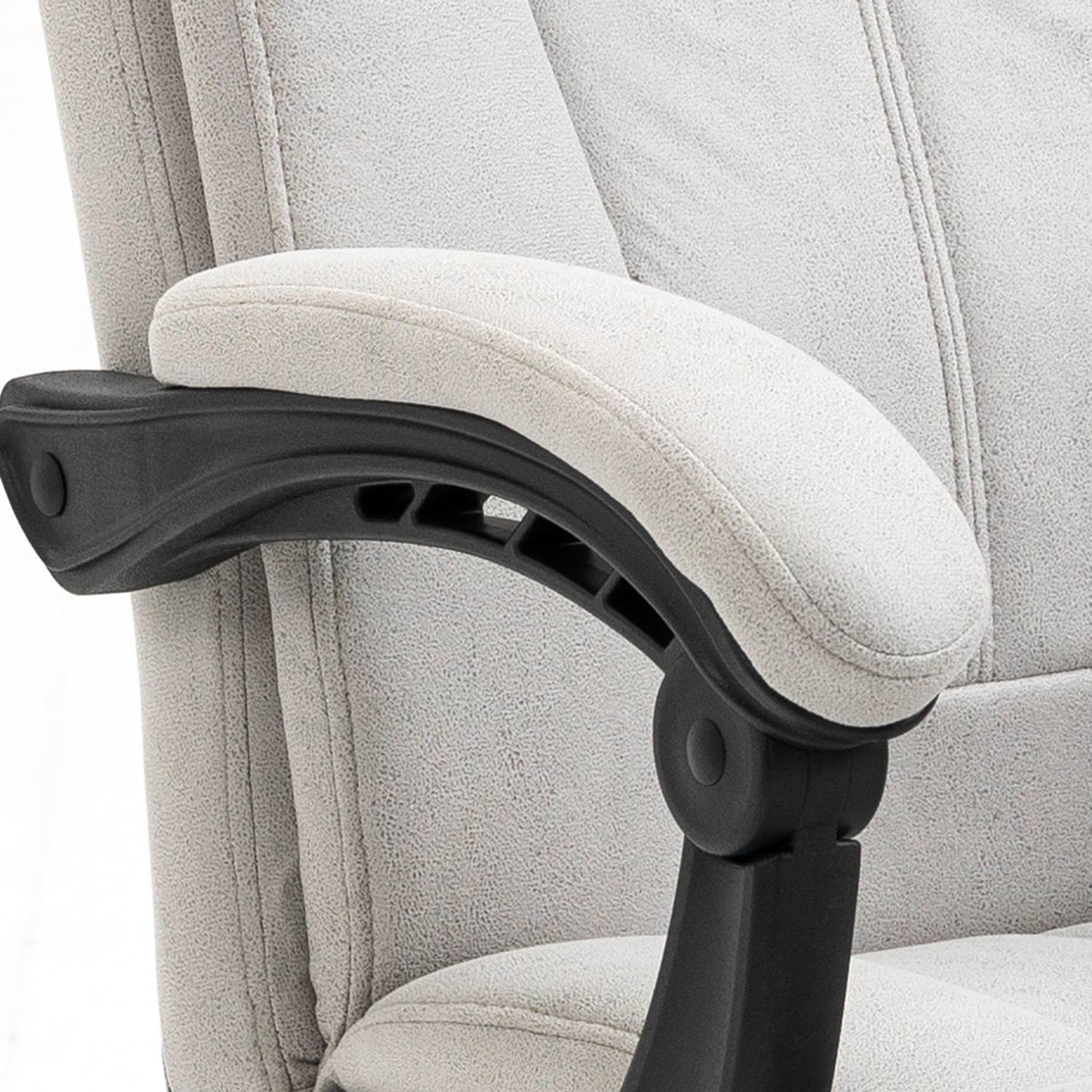 Massage Office Chair With Rocker Function, Desk Chair, 111-119 Cm Height-Adjustable Swivel Chair With Heating Function, Pc Chair With Footrest