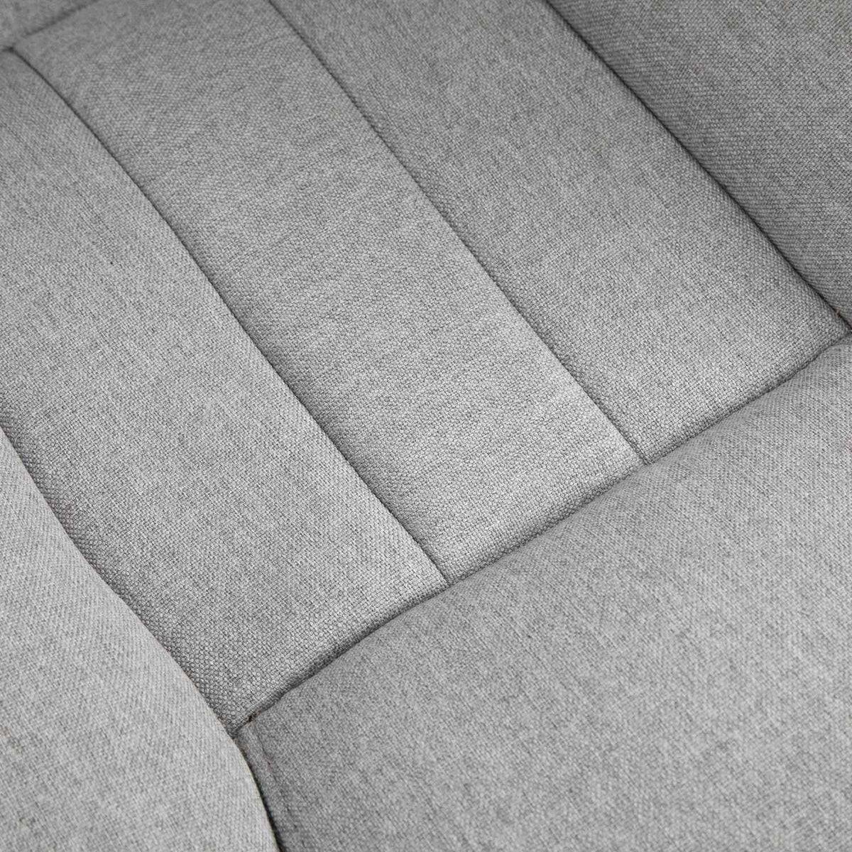 Massage chair office chair, gaming chair made of polyester and foam, nylon, gray, 55.5x56.5x107-115cm
