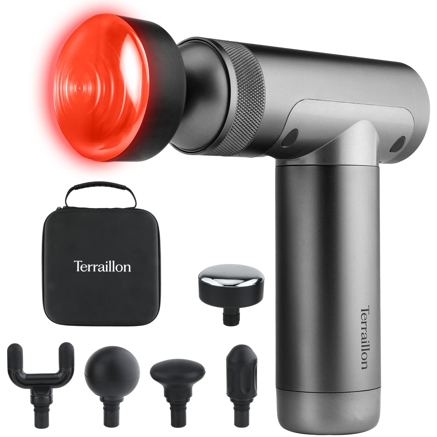 Massage gun Muscle Massager with heat, 5 accessories