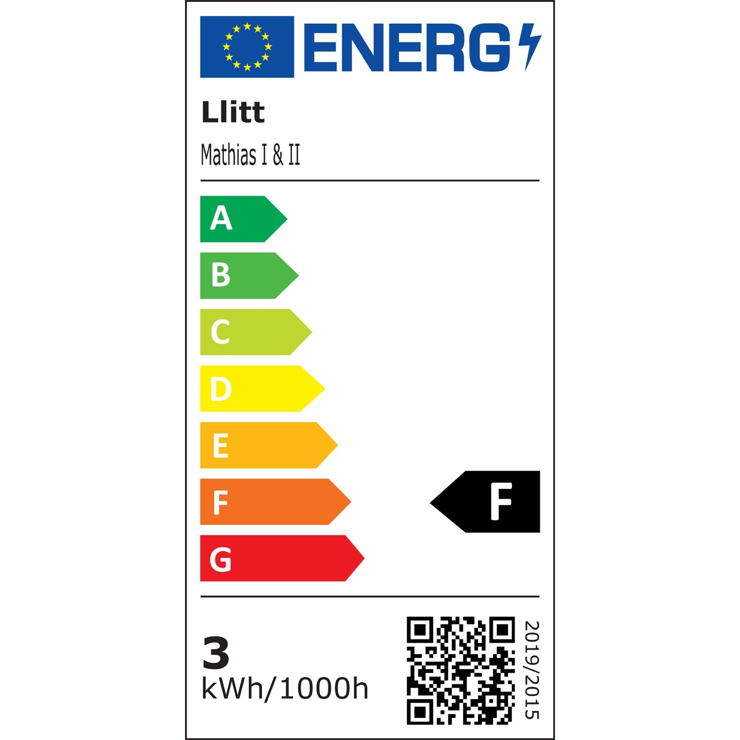 Mathias I Wall luminaire LED IP65 3000K 3W 290lm White