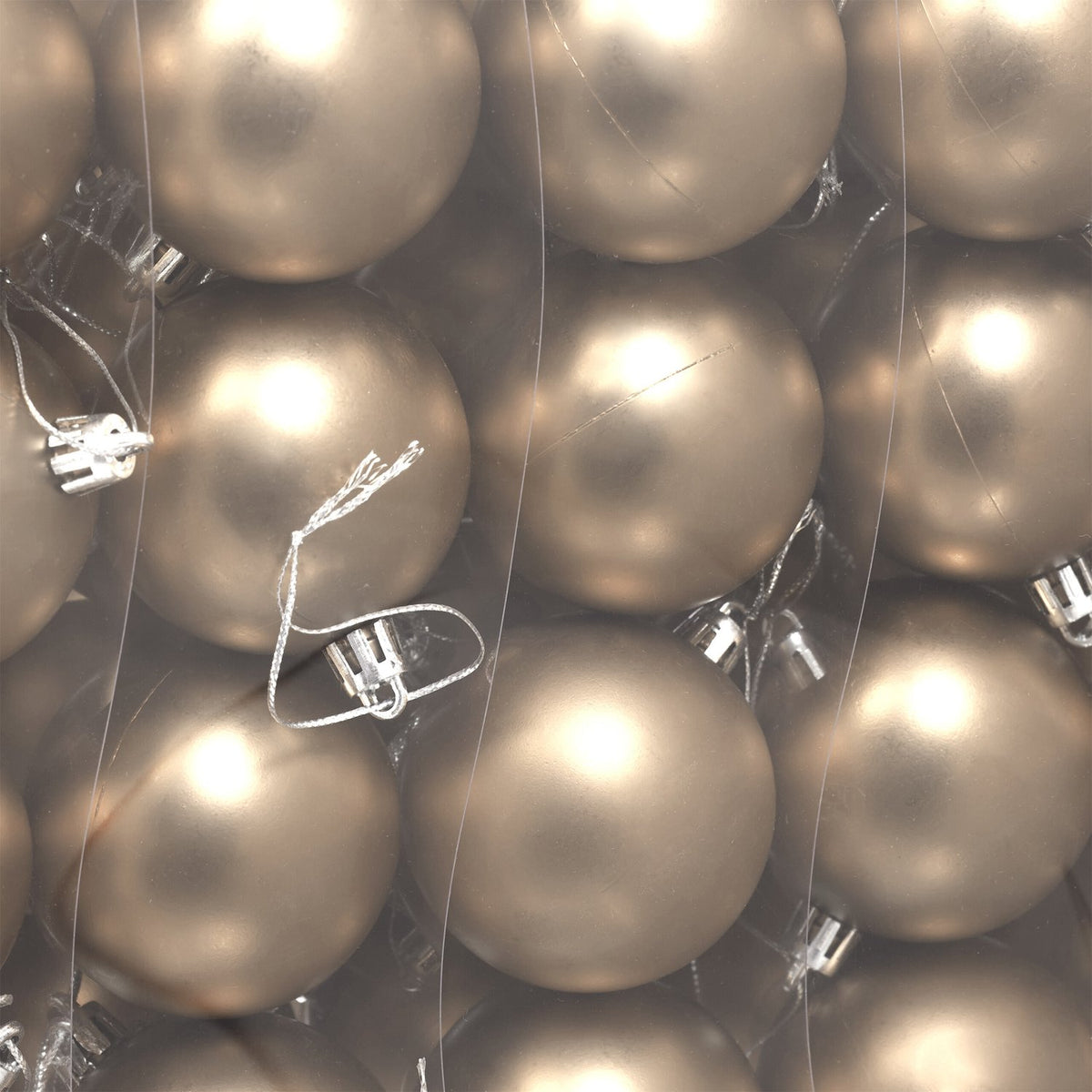 Matte Christmas Baubles Set – 100 Pieces