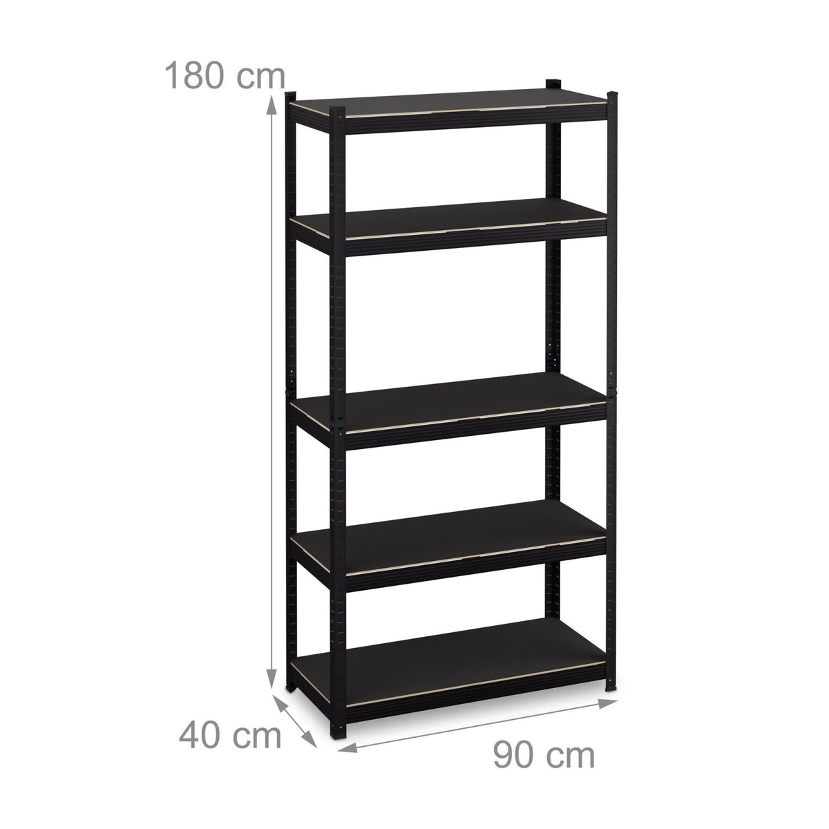 Matt, heavy shelf with 5 levels