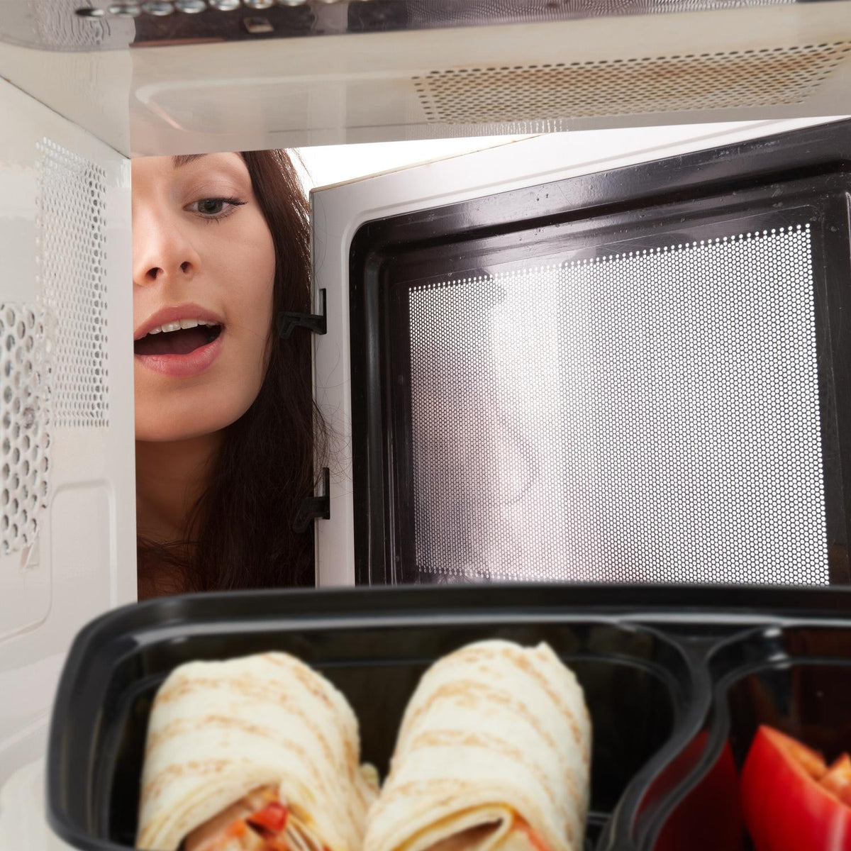 Meal preparation boxes with 2 compartments - 24 pcs