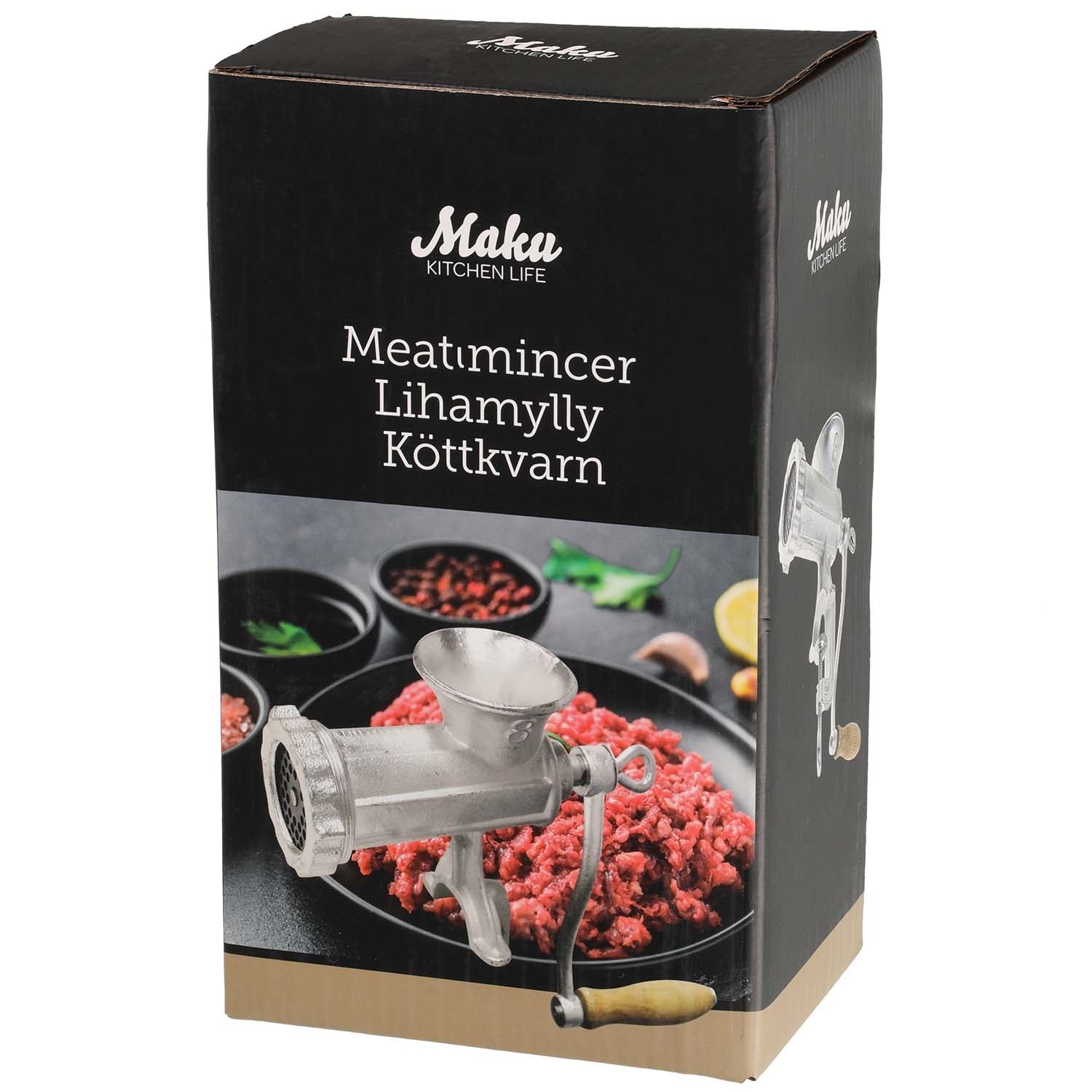 Meat Grinder, Stainless Steel, Manual Operation