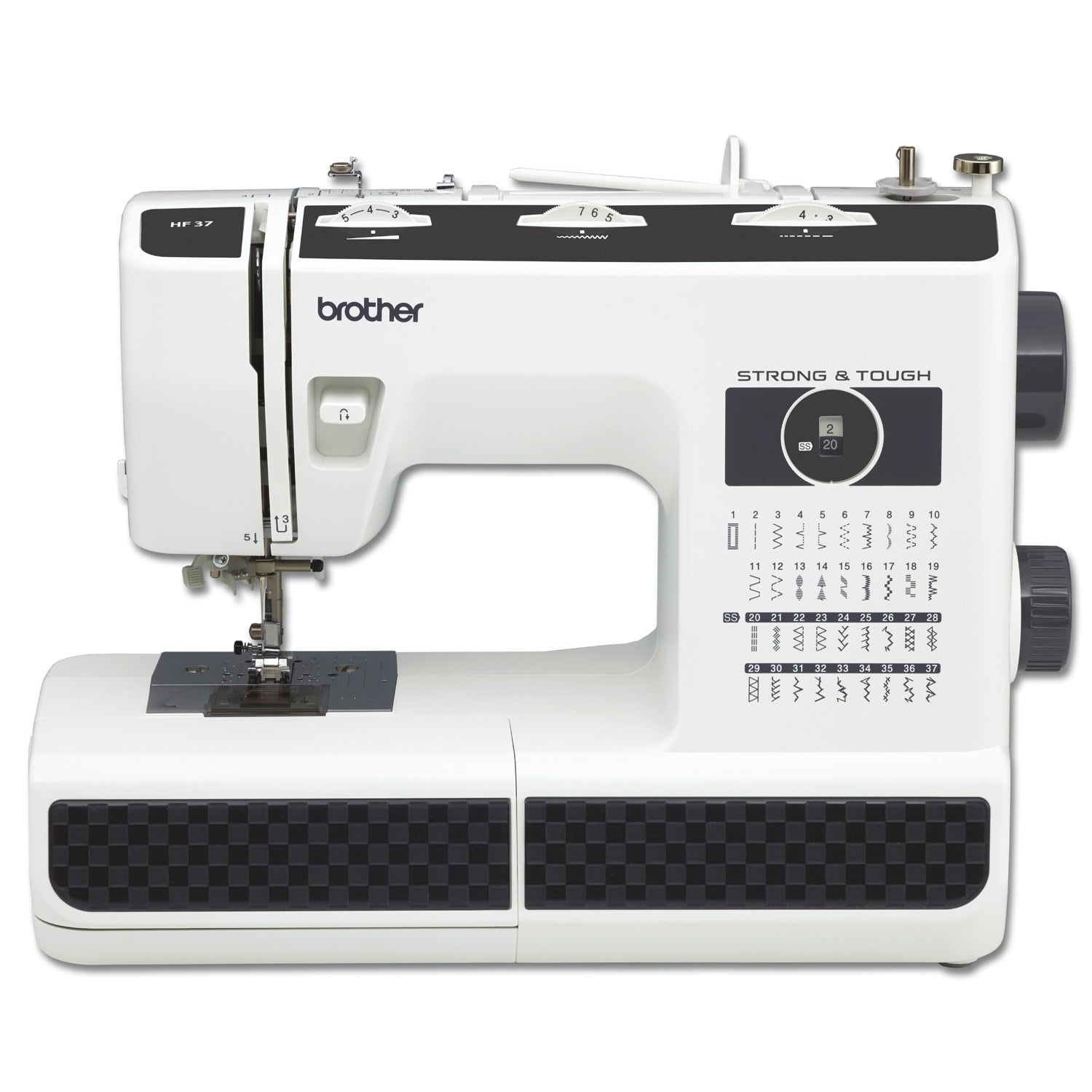 Mechanical Sewing Machine, 37 Stitches, Metal Plate