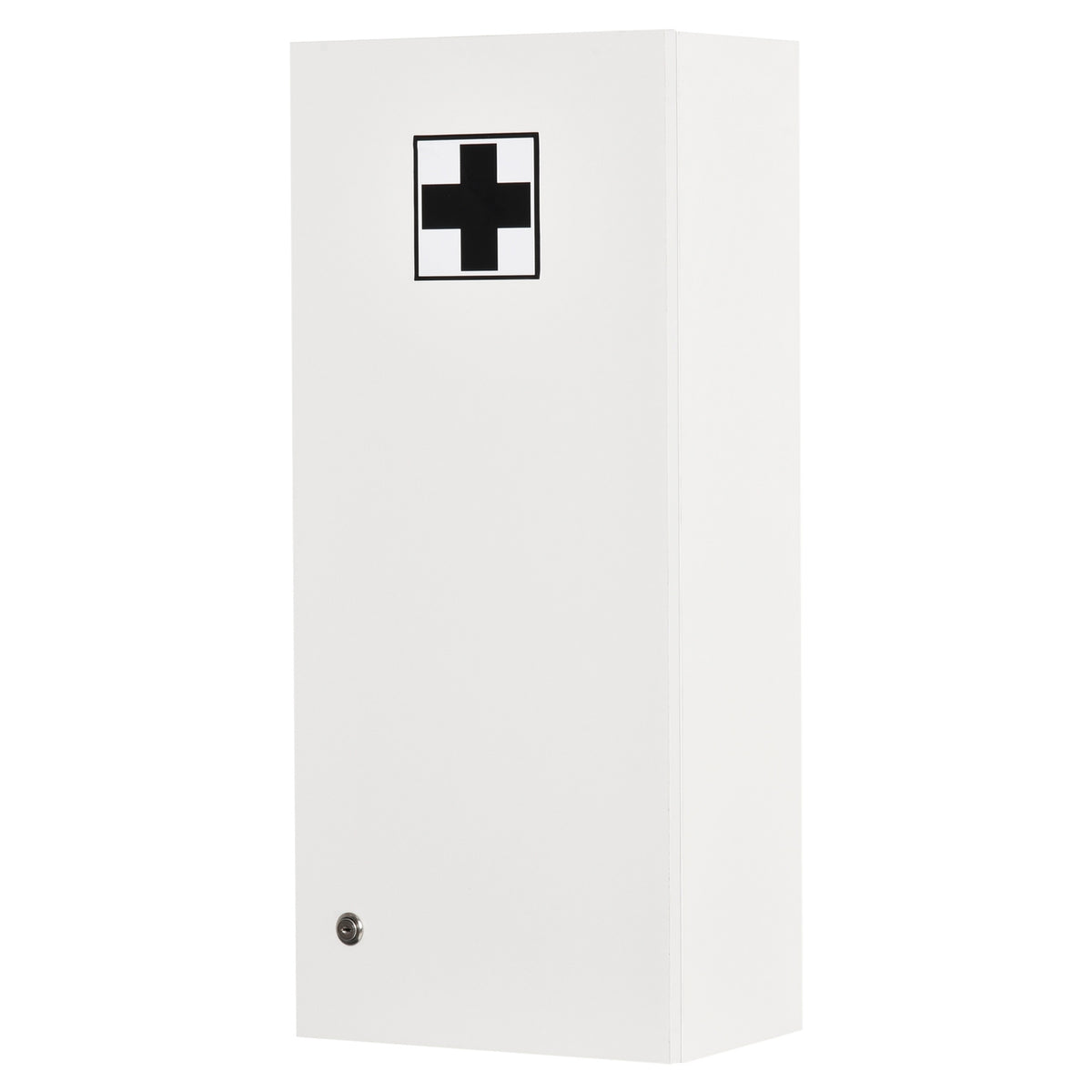 Medicine Cabinet Hanging Cabinet Lockable Adjustable First Aid Cross
