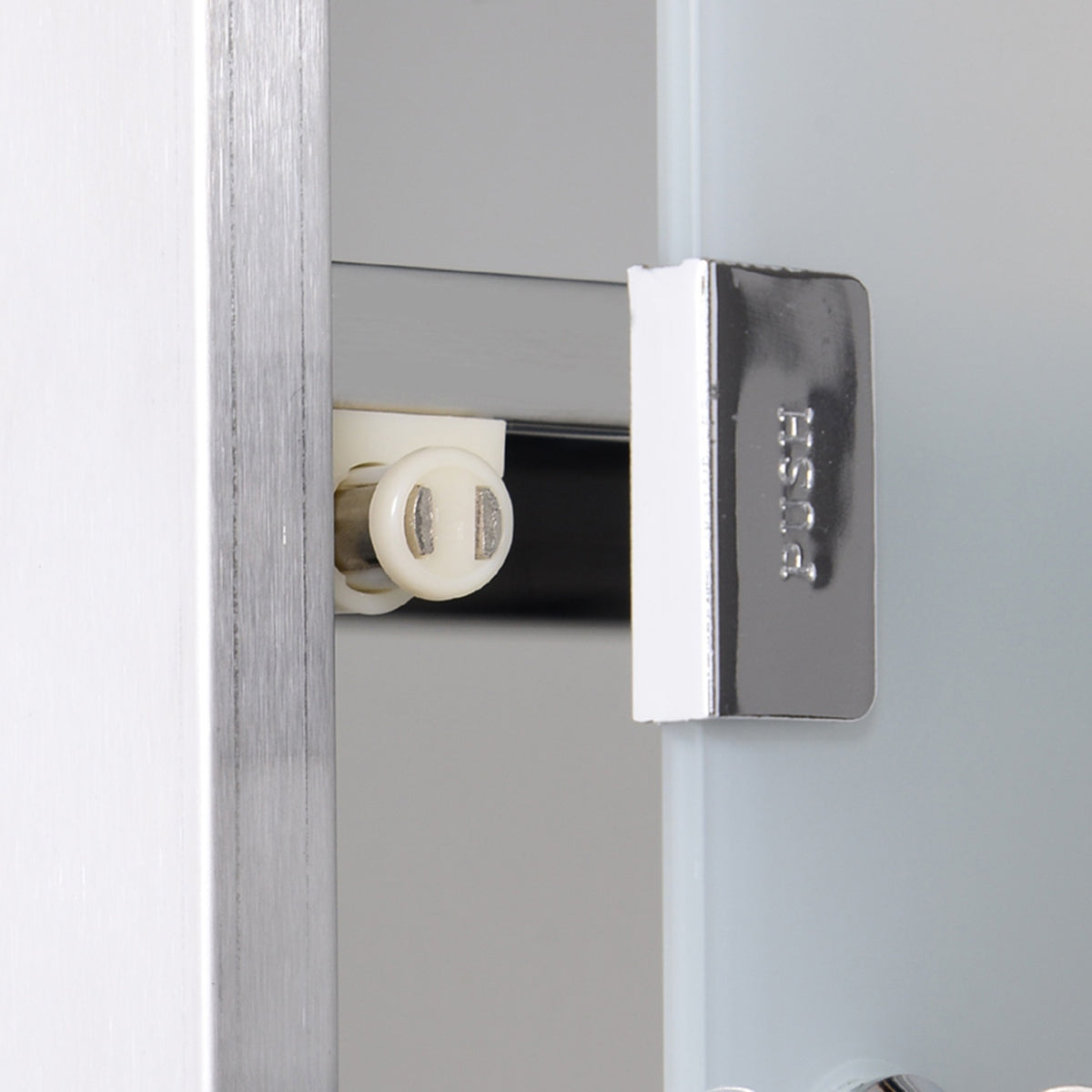 Medicine Cabinet Medicine Cabinet Medicine Cabinet 3 Compartments Home Medicine Counter Stainless Steel 25 X 12 X 48Cm