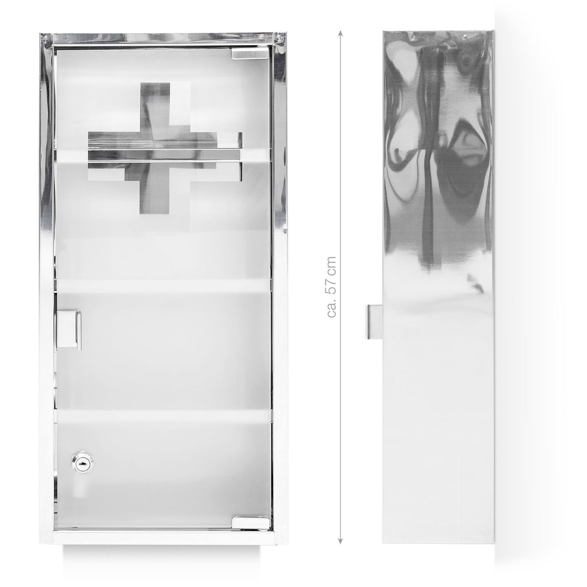 Medicine cabinet in stainless steel