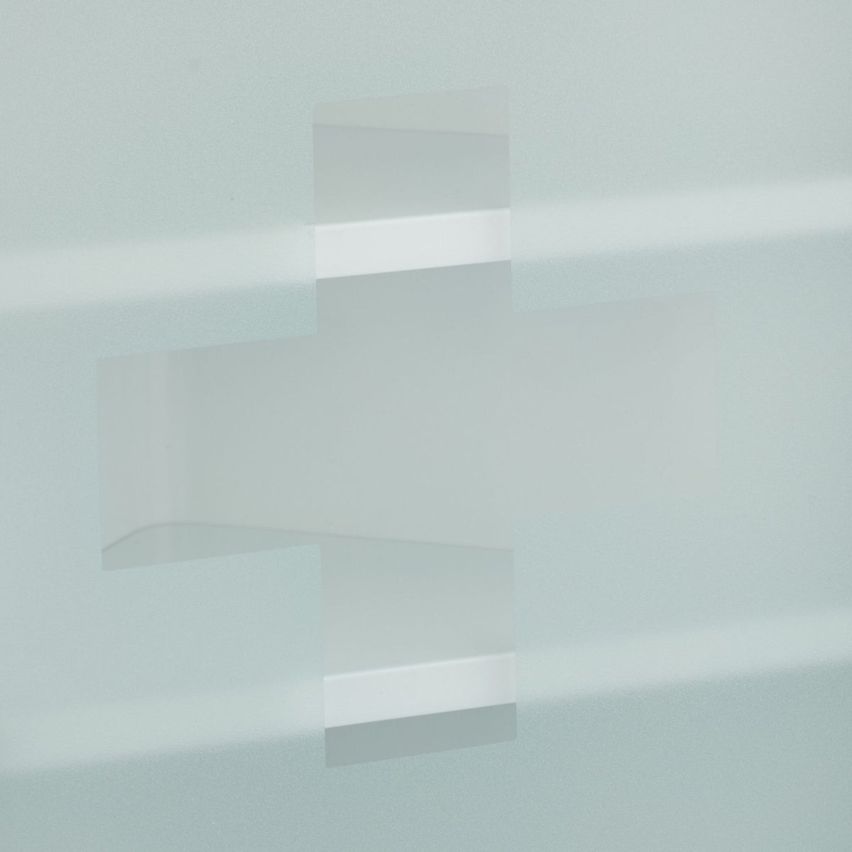 Medicine cabinet with glass door