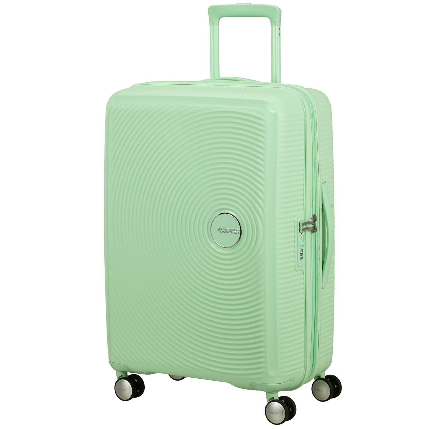 Medium Pastel Green Suitcase – 67cm Spinner