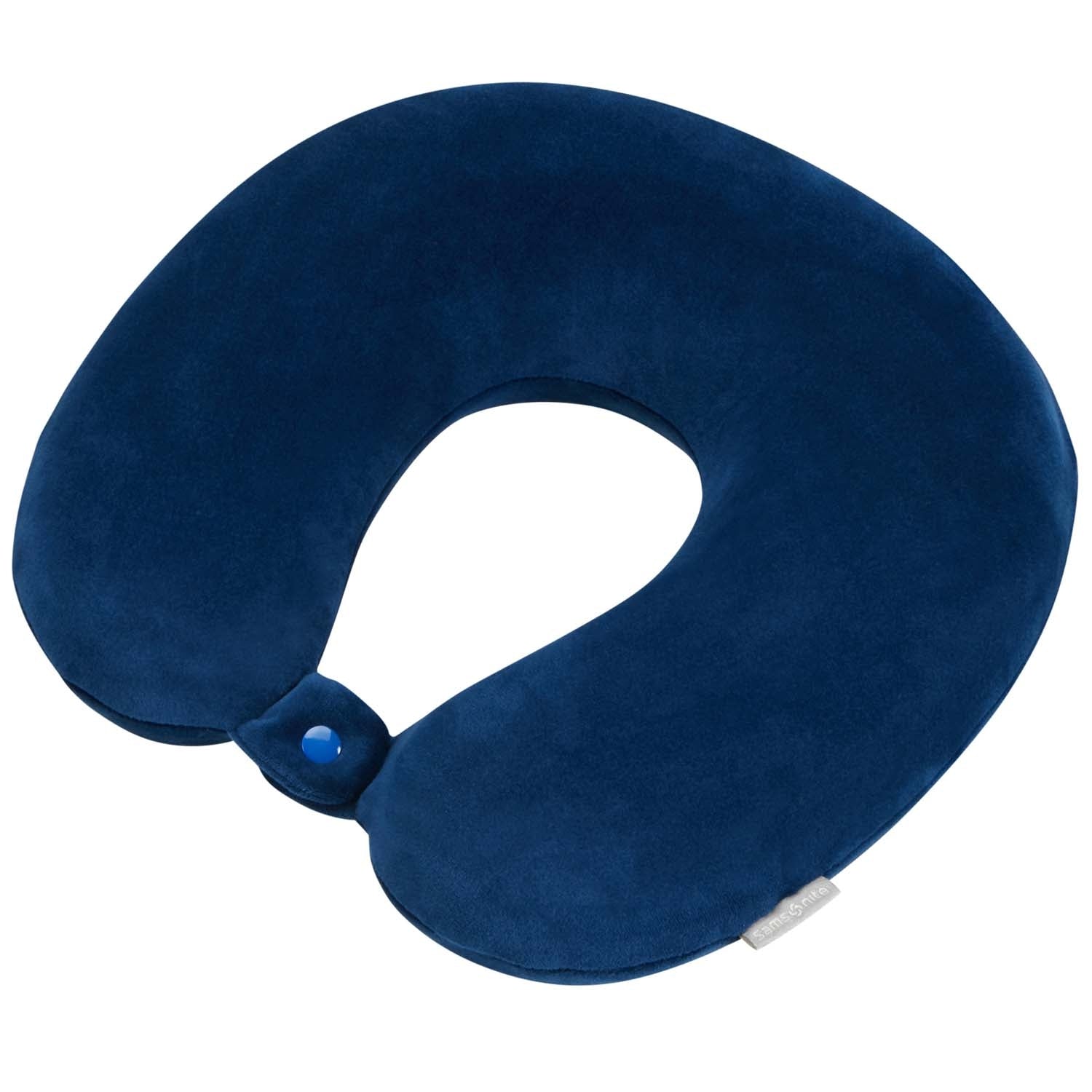 Memory Foam Neck Pillow, Midnight Blue