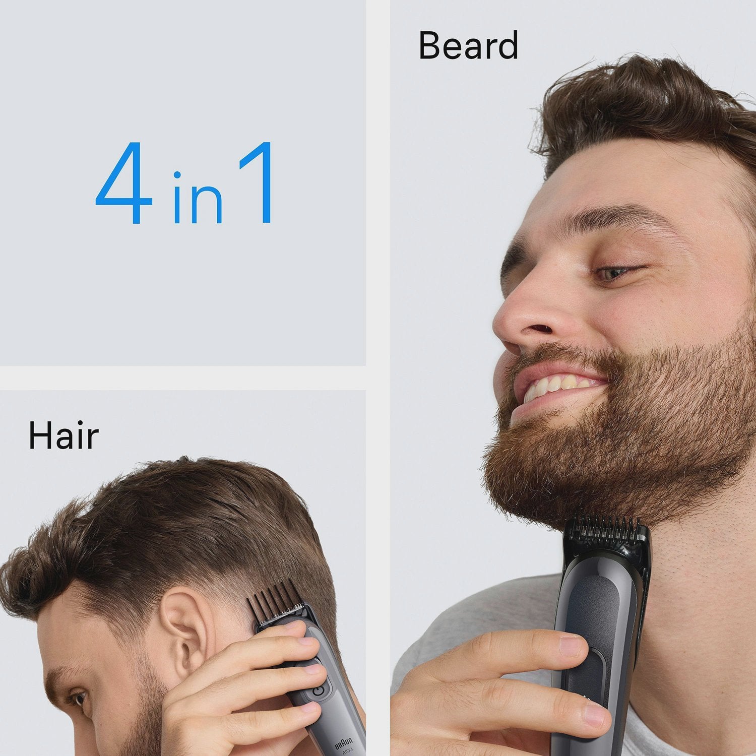 Men's 4-in-1 Grooming Kit with Ultra Sharp Blade