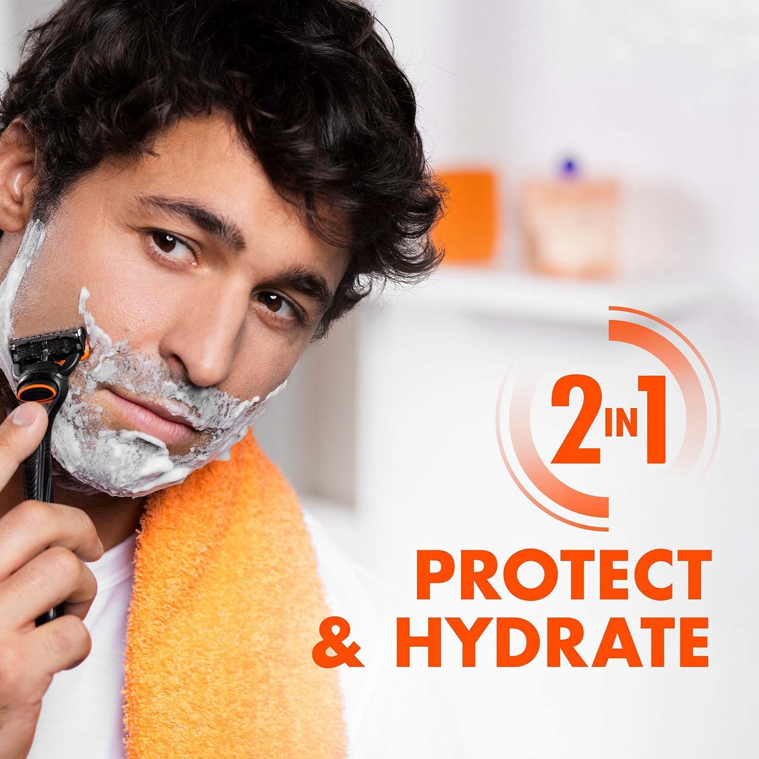 Men's Moisturizing Shaving Gel with Cocoa Butter, 200ml