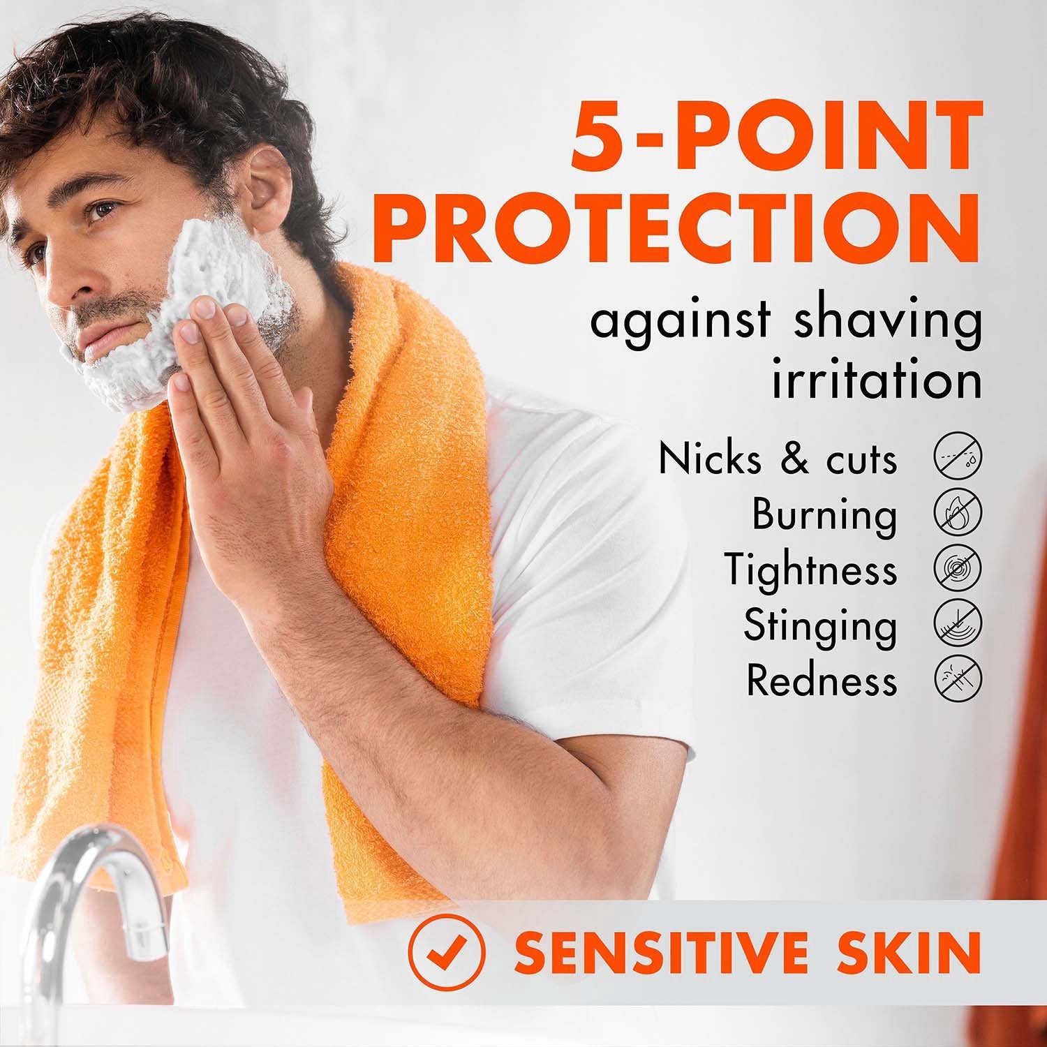 Men's Moisturizing Shaving Gel with Cocoa Butter, 200ml