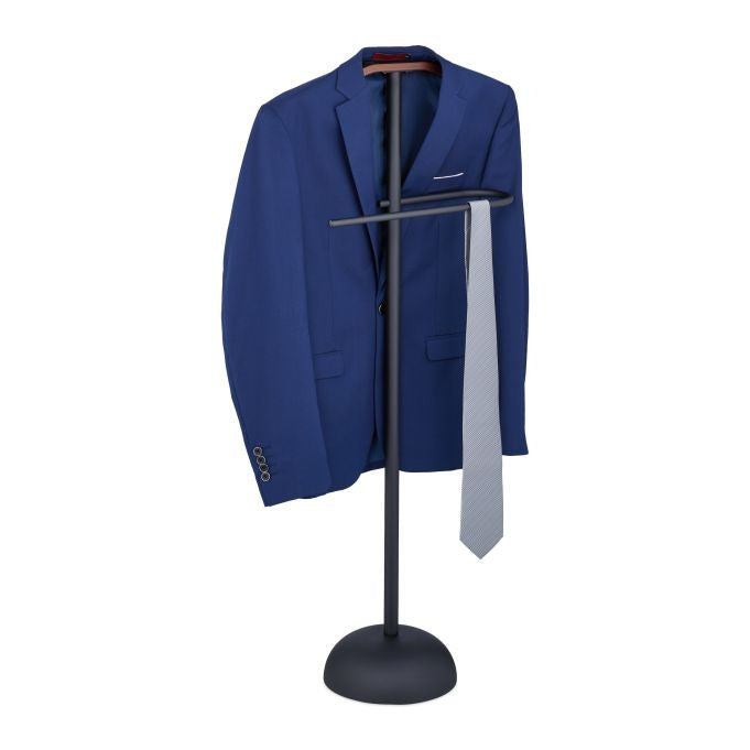 Men's valet set in black & wood look