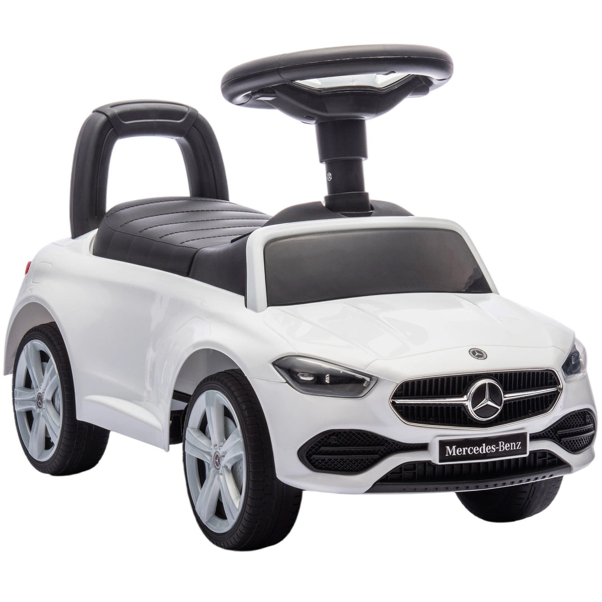 Mercedes-Benz Ride-On Car for Kids 18-36 Months, White