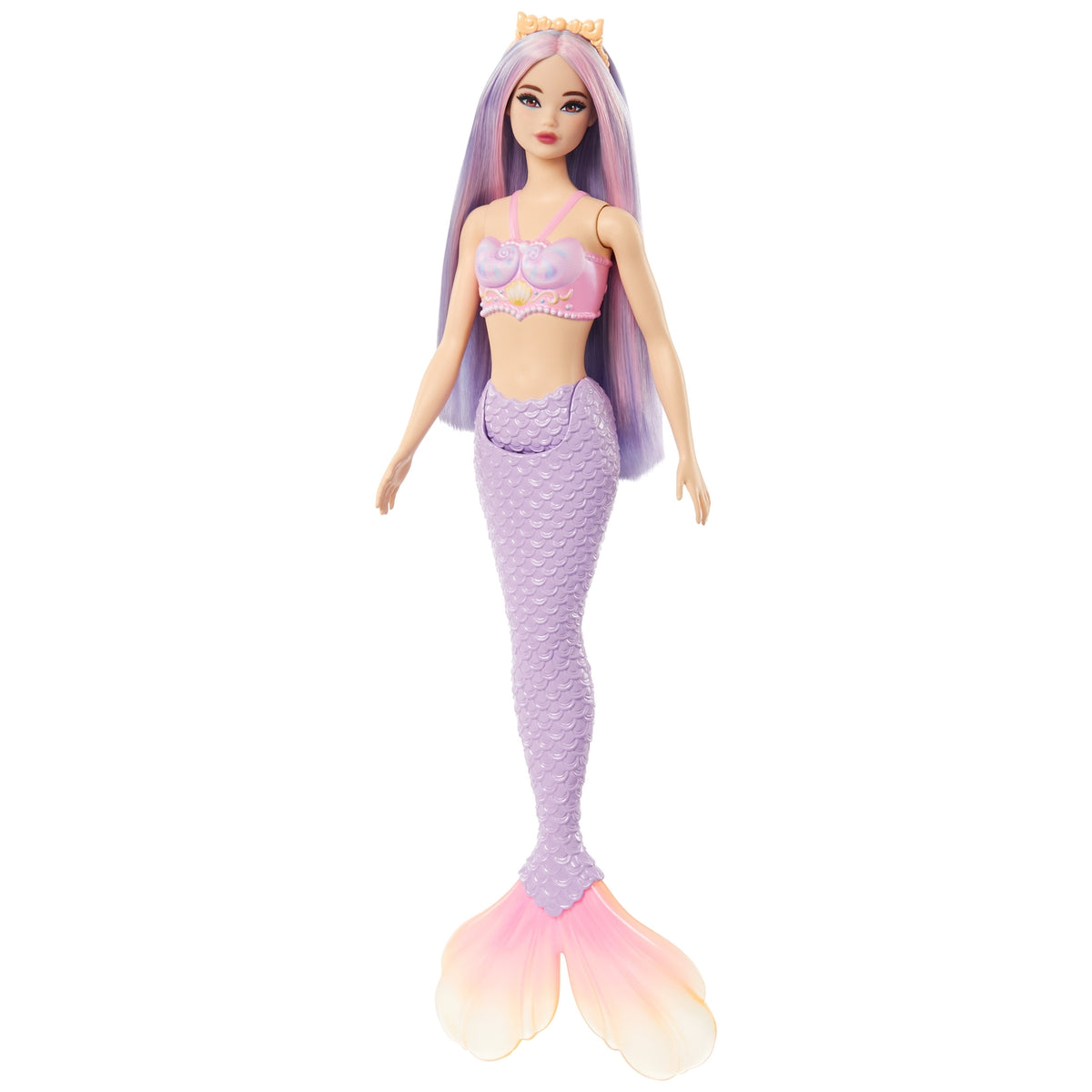 Mermaid Doll with Shell Top and Turquoise Fin