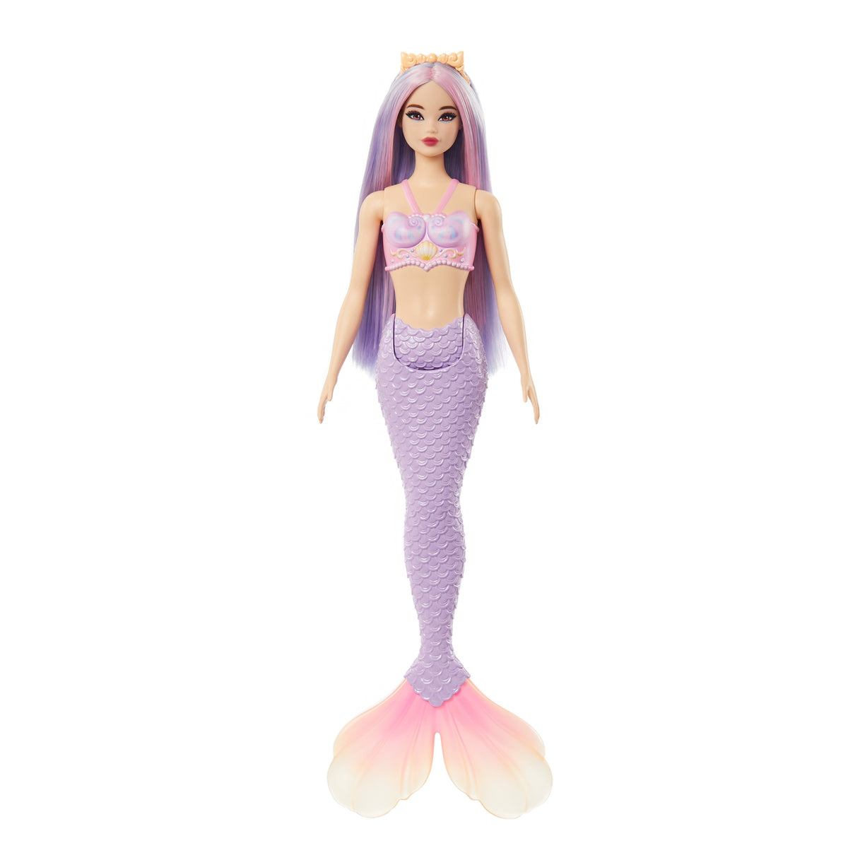 Mermaid Doll with Shell Top and Turquoise Fin