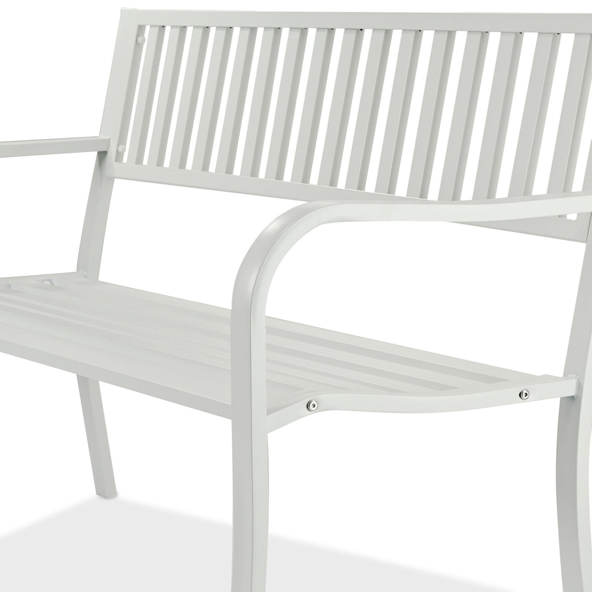 Metal Garden Bench – Decorative Outdoor Seat