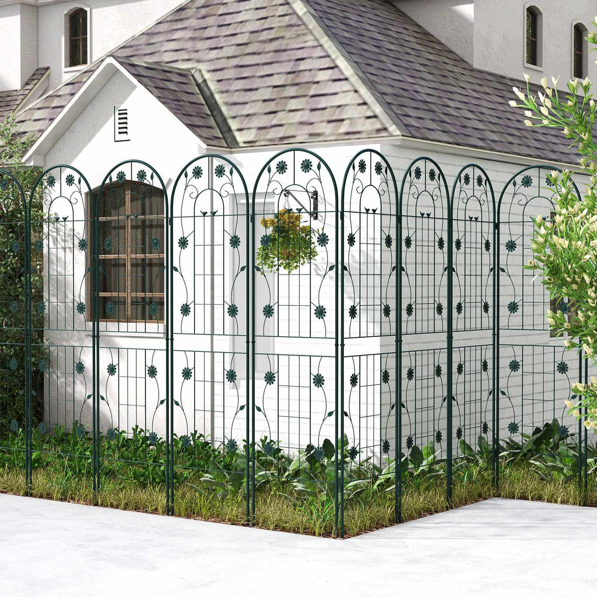Metal Garden Trellis 2-Pack, 71 x 20 in, Rustproof