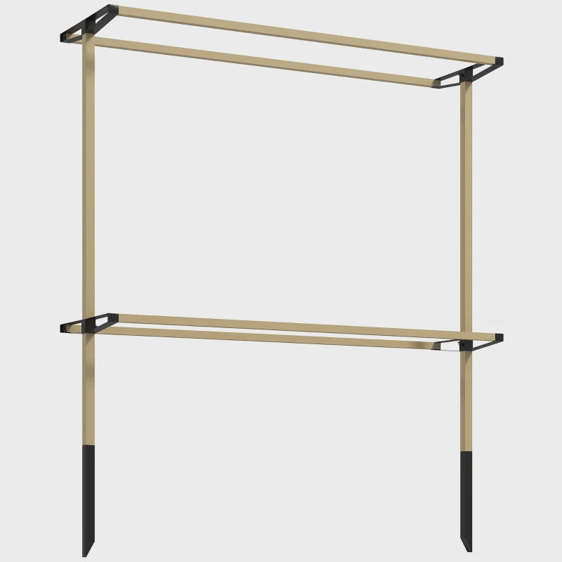 Metal Garden Trellis, Adjustable Height, Weather-Resistant