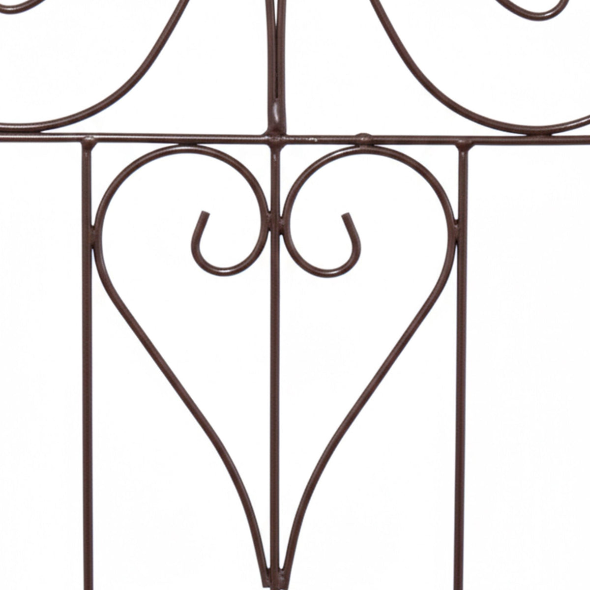 Metal Garden Trellis for Climbing Plants, Curved Design