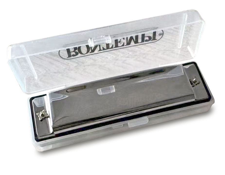 Metal Harmonica with Case – 10 Notes, Compact Size