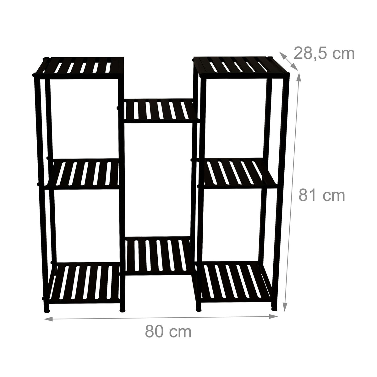 Metal Plant Stand – Powder-Coated Steel, Multi-Tier