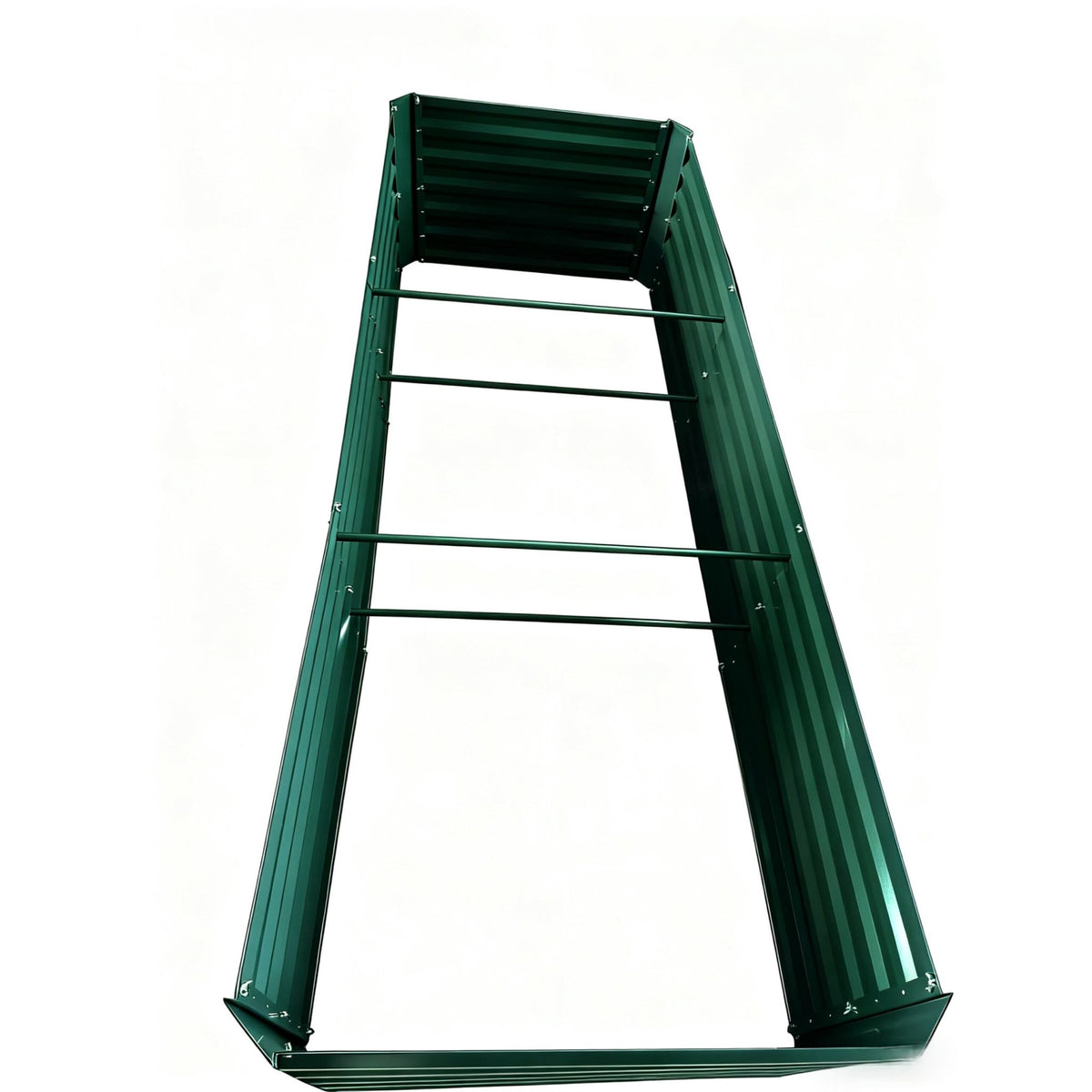Metal Raised Garden Bed, 57x240x90cm, Galvanized Steel