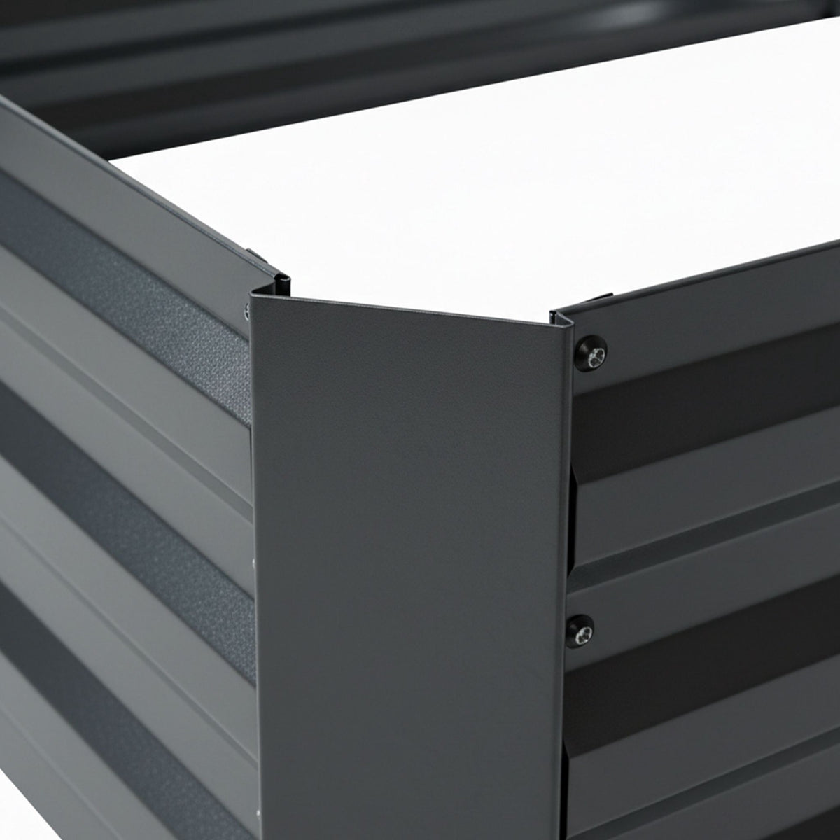 Metal Raised Garden Bed, 57x240x90cm, Galvanized Steel