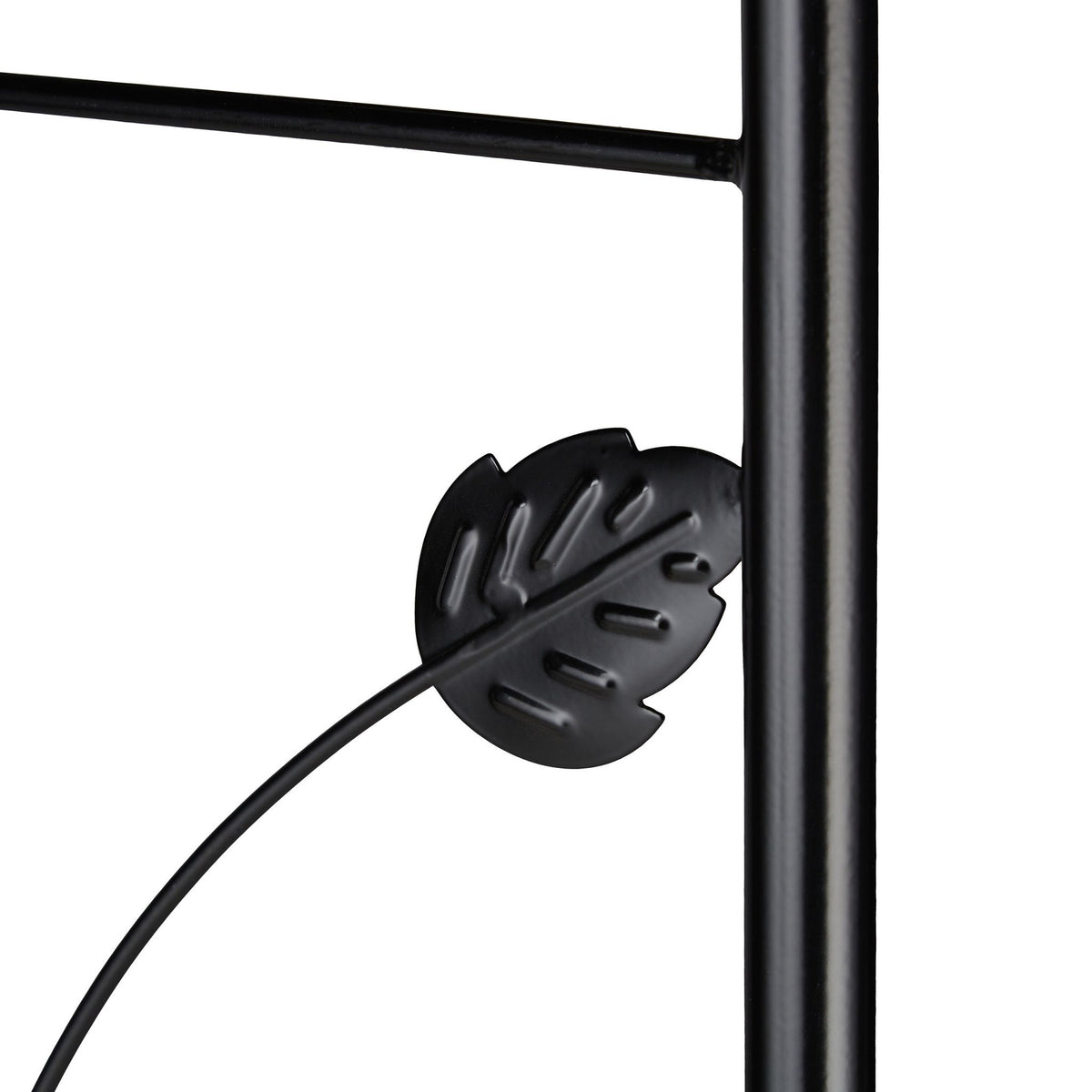 Metal Rose Arch in Black