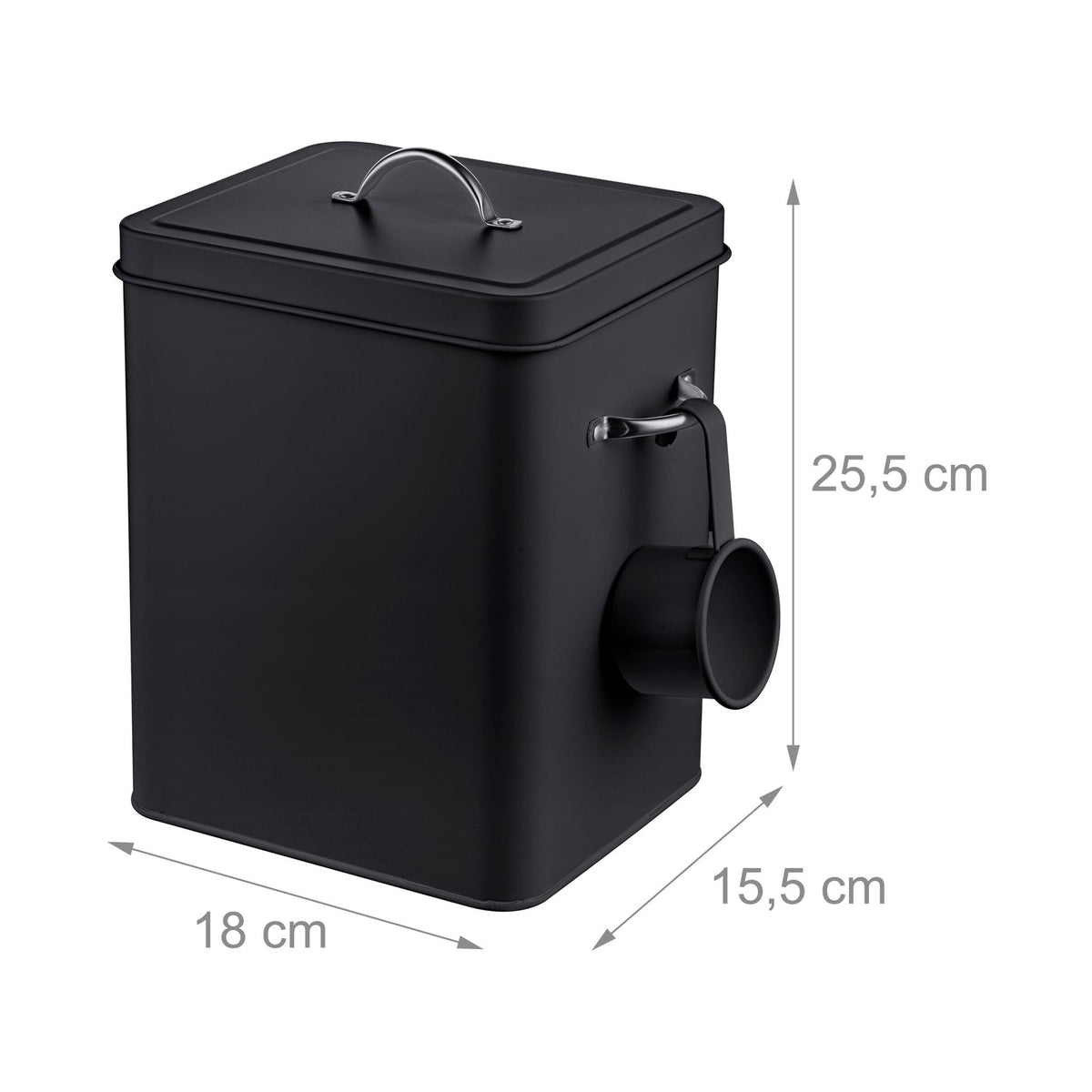 Metal Storage Box with Lid, 6L Capacity