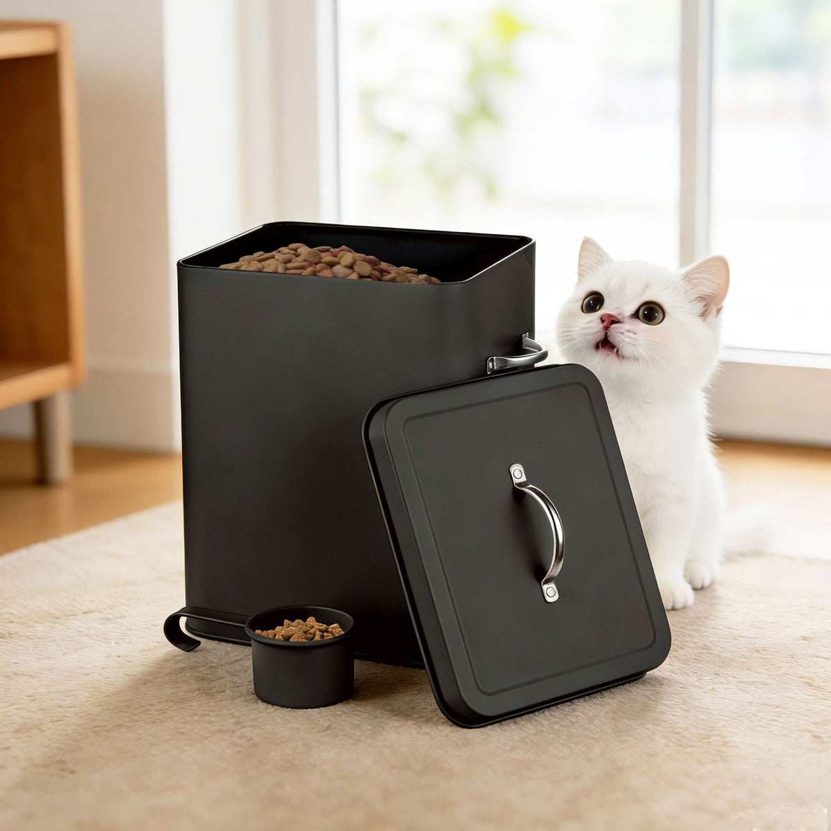 Metal Storage Box with Lid, 6L Capacity