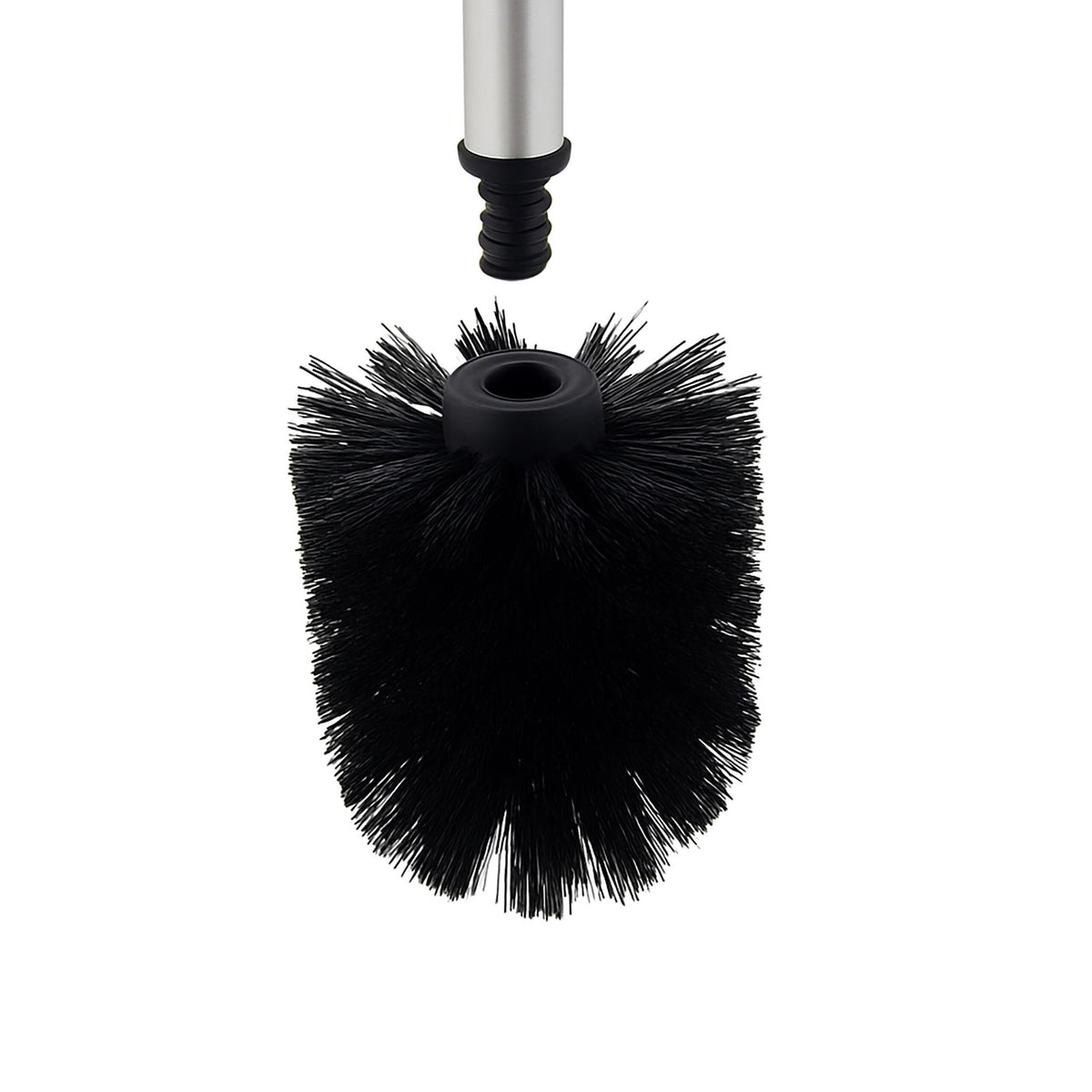 Metal Toilet Roll Holder with Brush and Storage