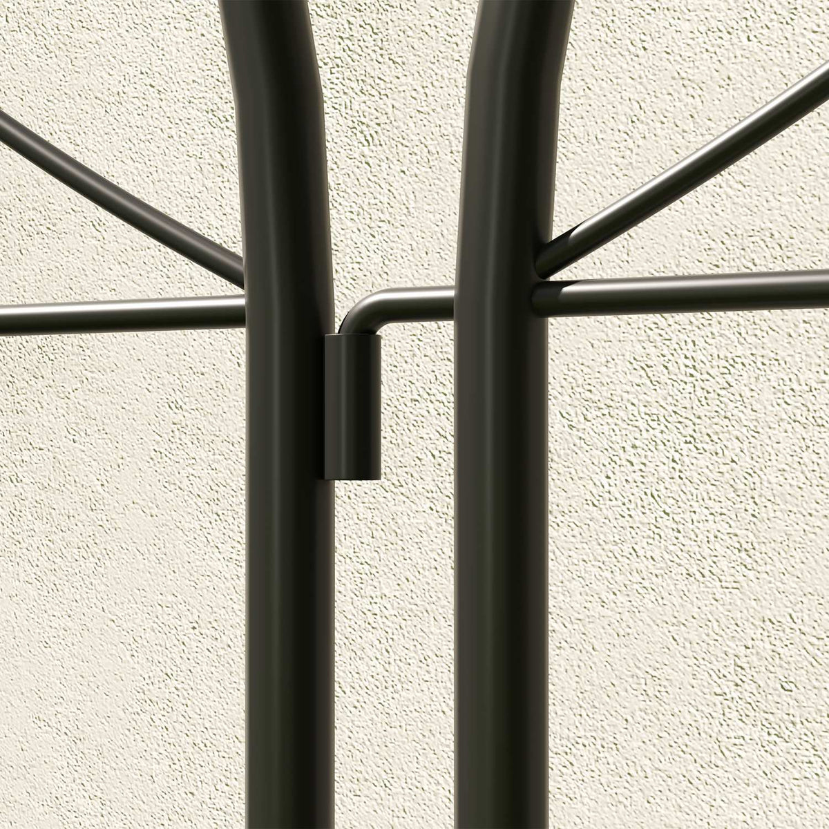 Metal Trellis Set of 2 for Plugging Rustproof Trellis for Climbing Plants 50 x 150 cm Garden Trellis for Houseplants Plant Trellis for Tomatoes Vegetables Flowers Climbing Plants Black